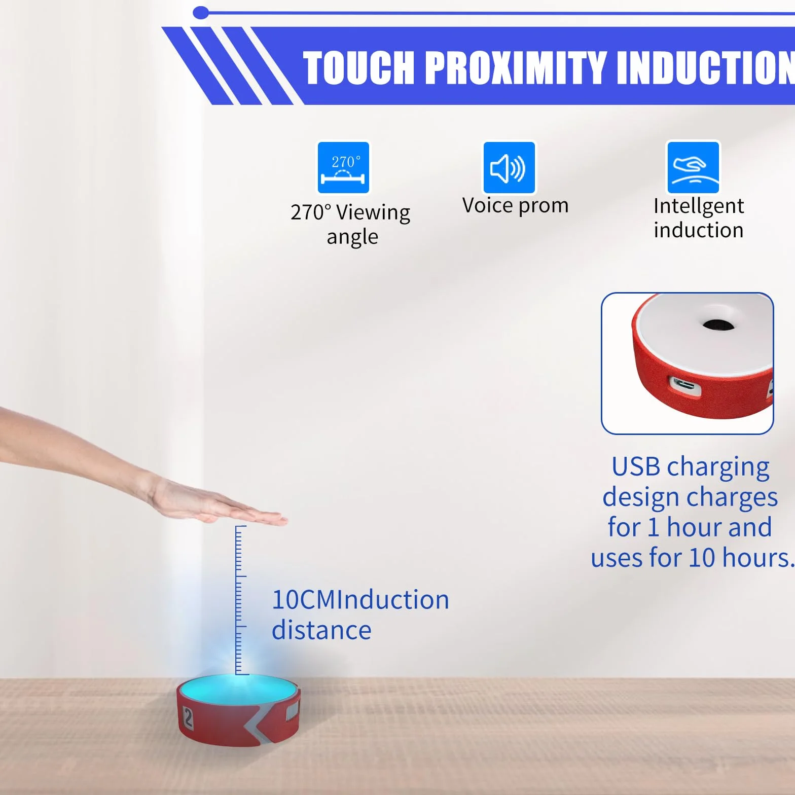 Juego de lámparas de entrenamiento de reacción ágil, 4 colores, 4 modos, control remoto, carga USB