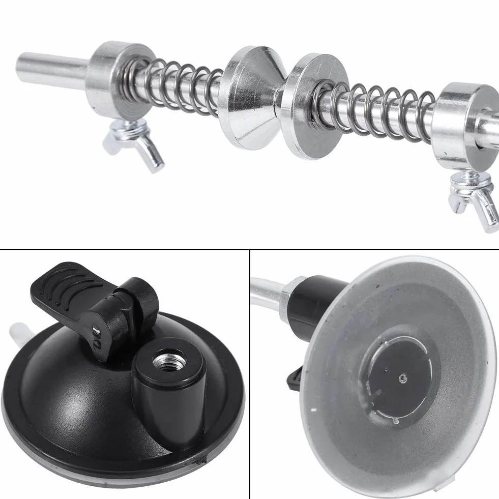 Bobina de Línea de Pesca Portátil en Aluminio Plata