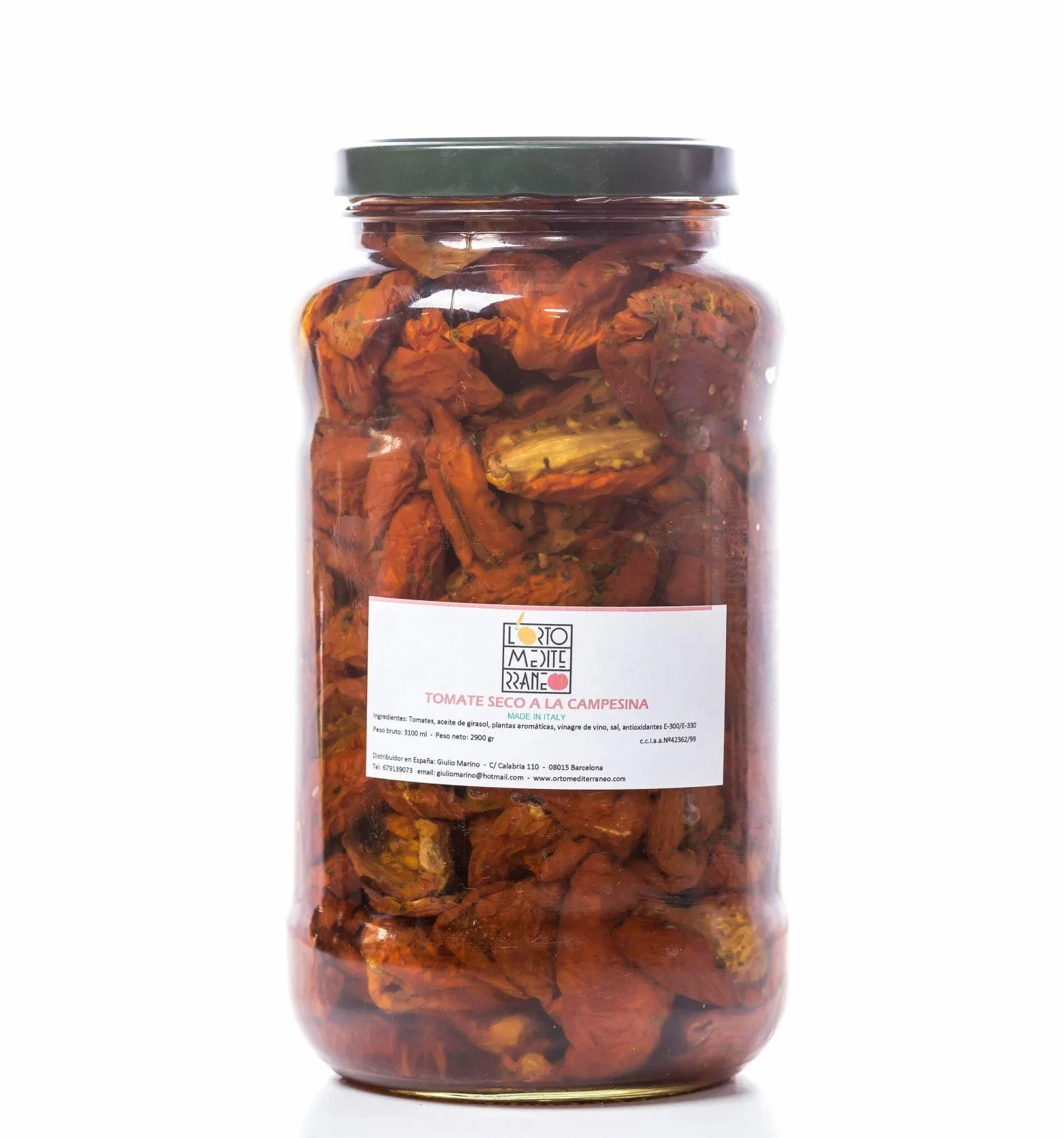 Tomate Seco Orto Mediterraneo - 3100ml