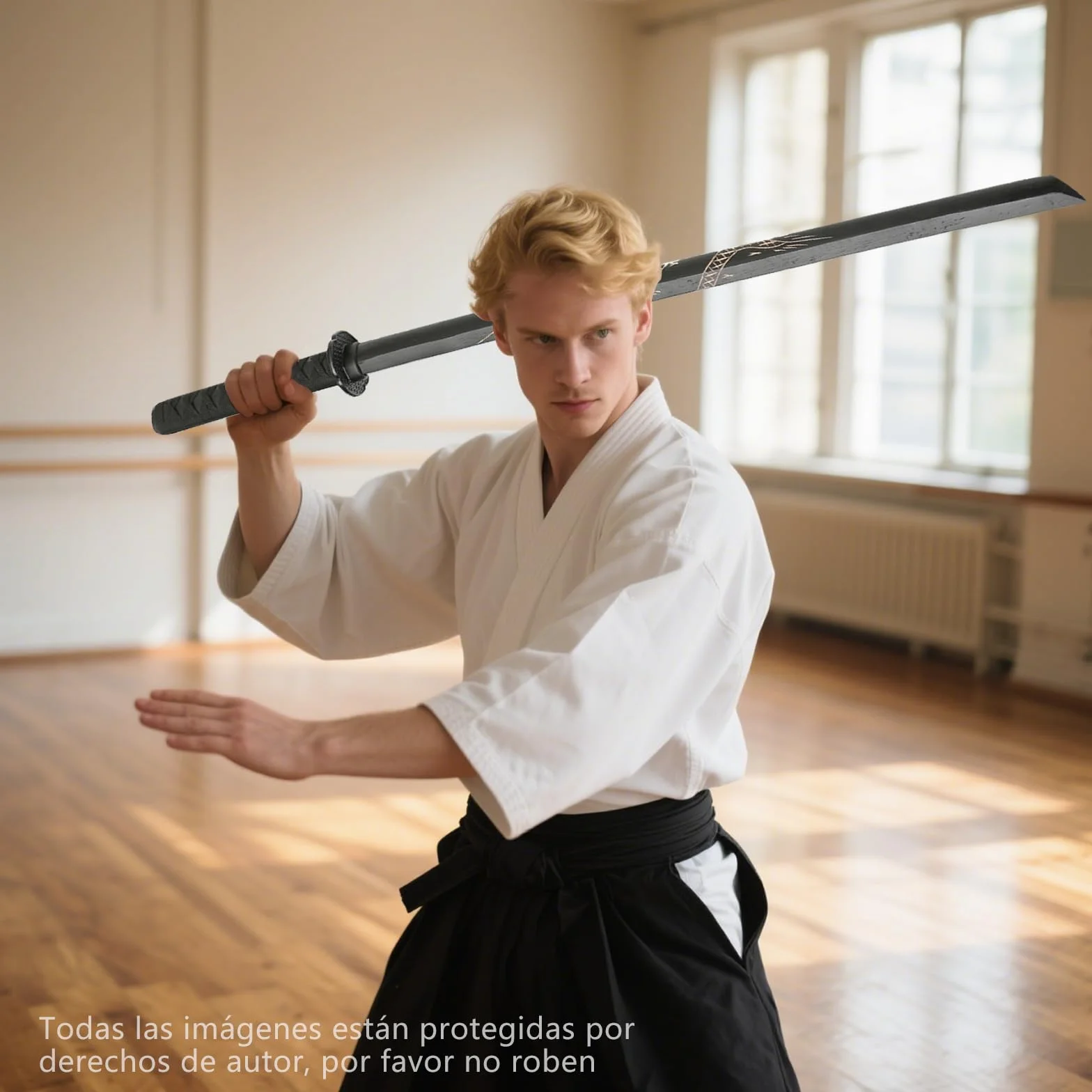 Bokken Kendo Espada Katana de Madera para Entrenamiento Cosplay (Dragón)