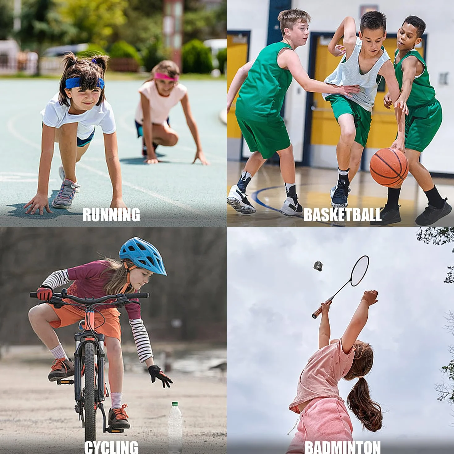 Calcetines de Fútbol para Niños, Negros, Transpirables, Elásticos, para Principiantes