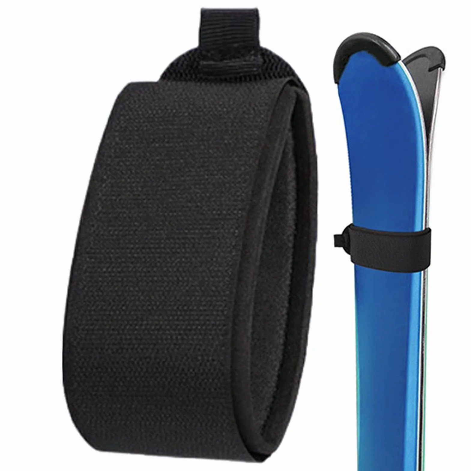 Correas Ajustables para Envolturas de Esquí con Almohadillas de EVA, Transportador Duradero