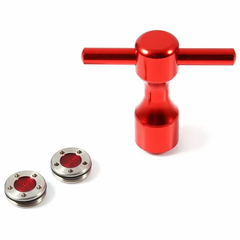 OUKENS Putter de Golf, 2 Piezas de Pesas de Putter 25-40g Rojas para Scotty Cameron