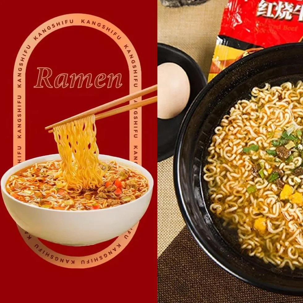 Pack 24 Ramen Fideos Instantáneos Sabor Ternera - Instant Noodle Tallarines