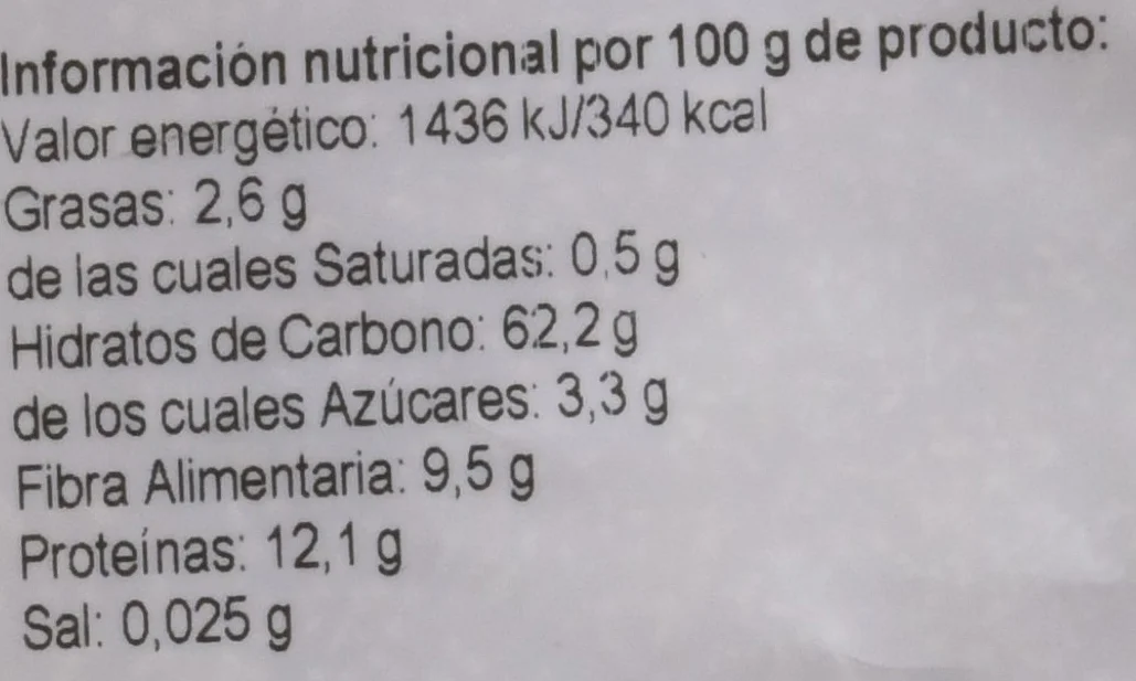 COUS COUS INTEGRAL BIO 500 gr