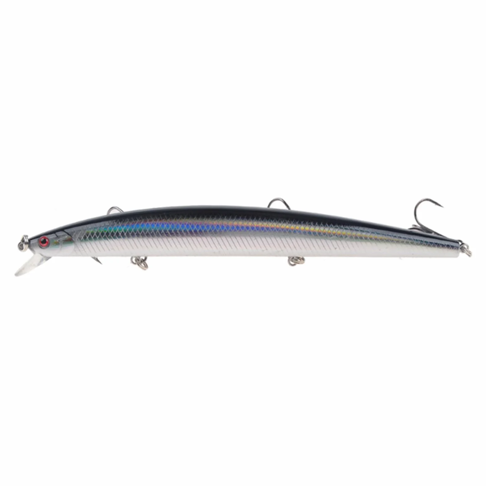 Señuelo de Pesca Minnow 18cm 24g Láser Duro Cebo Artificial Plástico Crankbait Wobblers