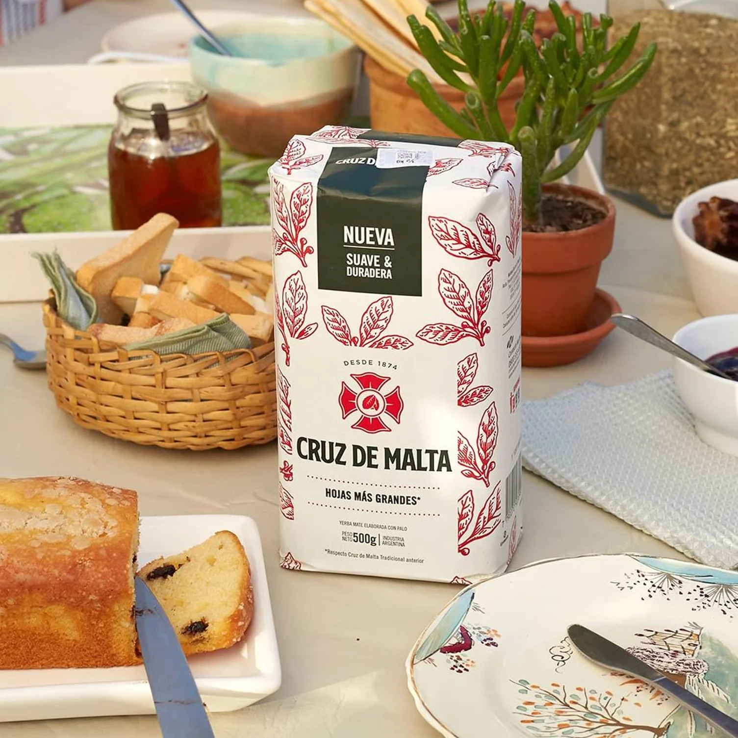 Cruz de Malta Yerba Mate Tradicional 3 kg - El tiempo de maduración es de 12 meses - Yerba Mate Argentina