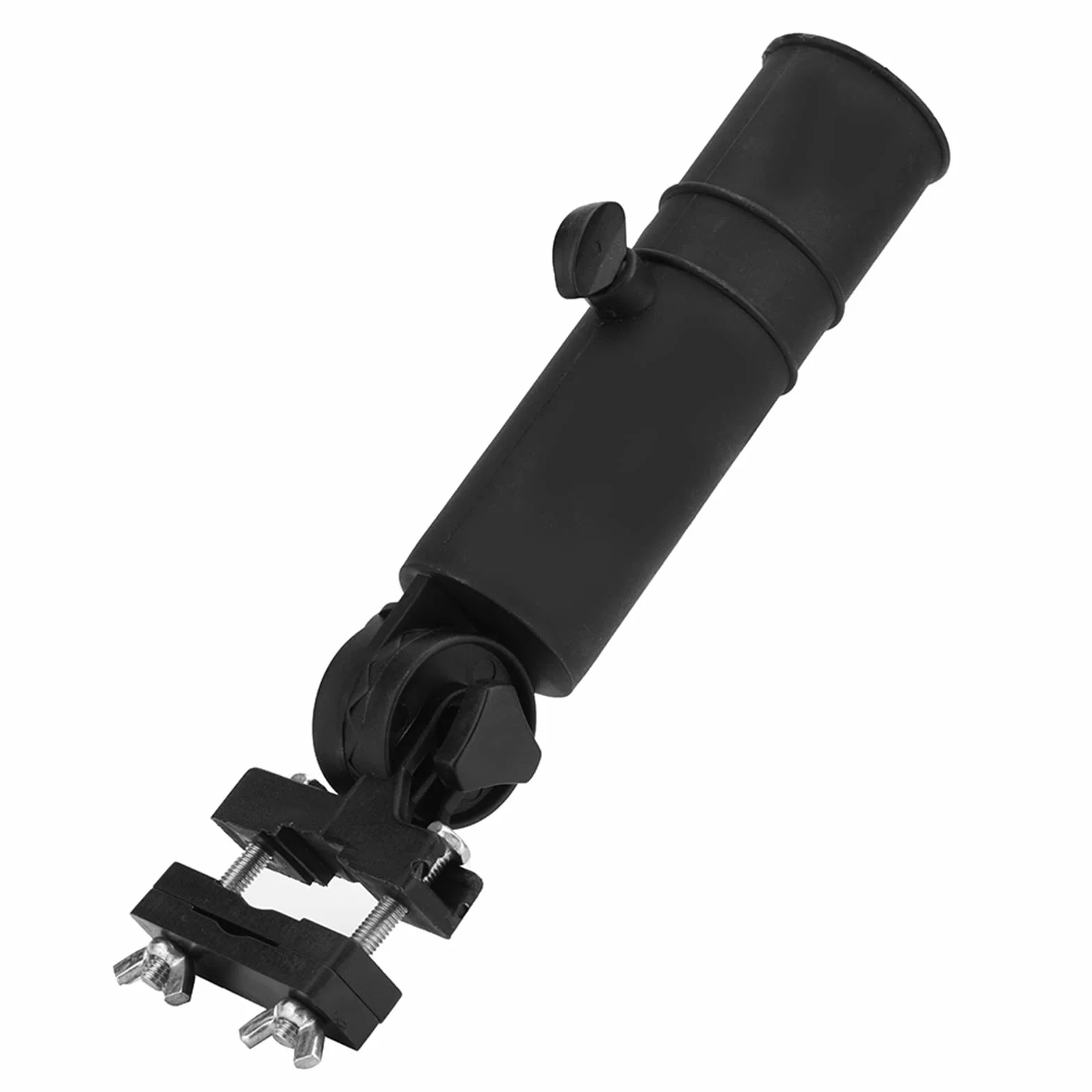 Soporte para Paraguas de Golf Ajustable Negro Resistente Portátil Carrito