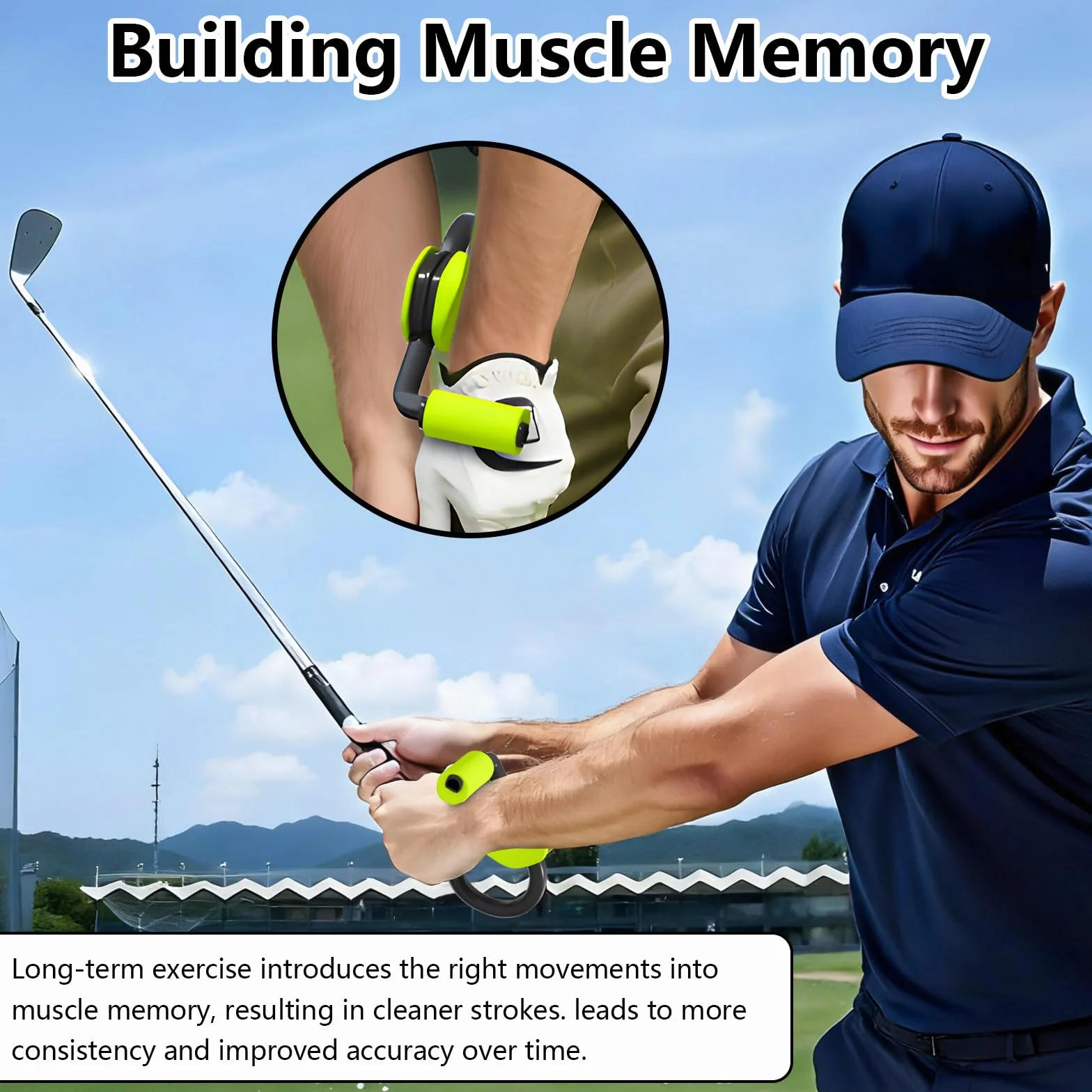 Entrenadores de Golf, Equipo de Práctica de Putting con Mecanismo Antideslizante para Mejorar el Swing