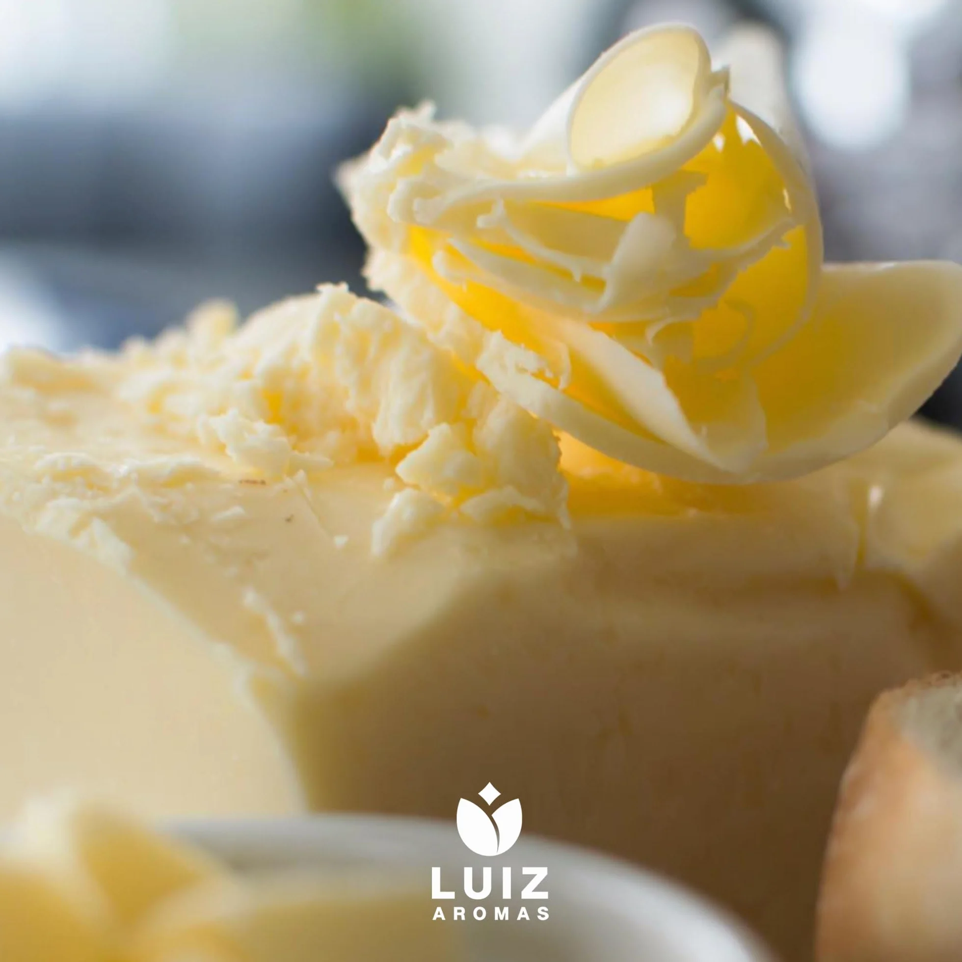 LUIZ AROMAS | Aroma Mantequilla - Aroma Alimentario en Gotas para dulces de Hornear, Pasteles, Bizcochos y Tartas | Producto Vegano sin Calorías y sin Azucar | Producto 100% Italiano (30g)