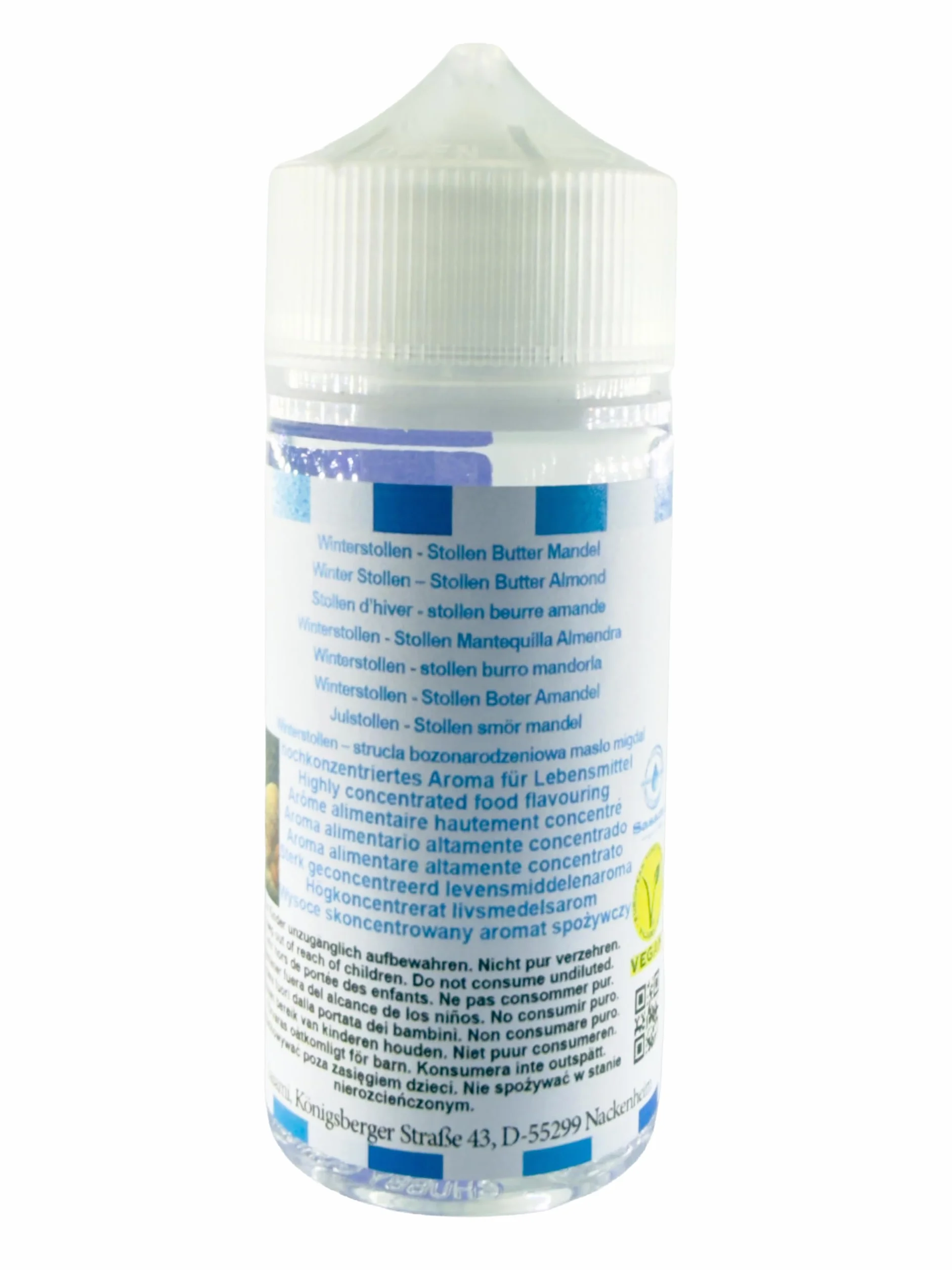 Winterstollen - Stollen Mantequilla Almendra Aroma Concentrado - Vegano - Sasami - 10ml