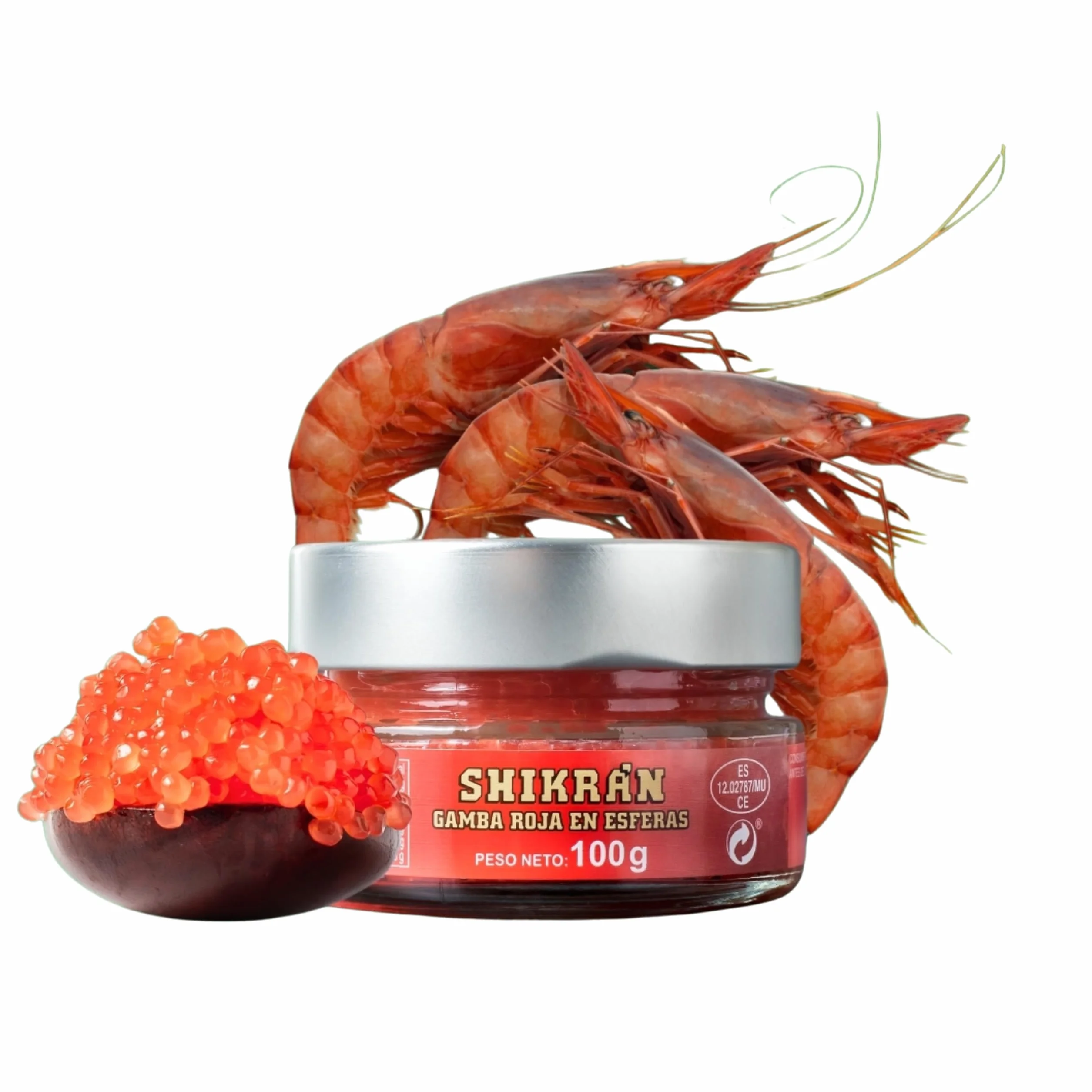 GAMBA ROJA EN ESFERAS, 100g
