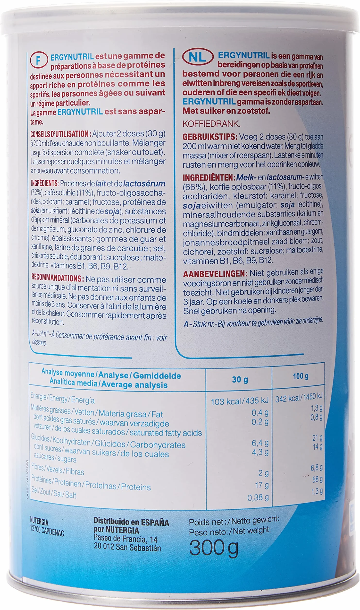 Nutergia - ERGYNUTRIL Café