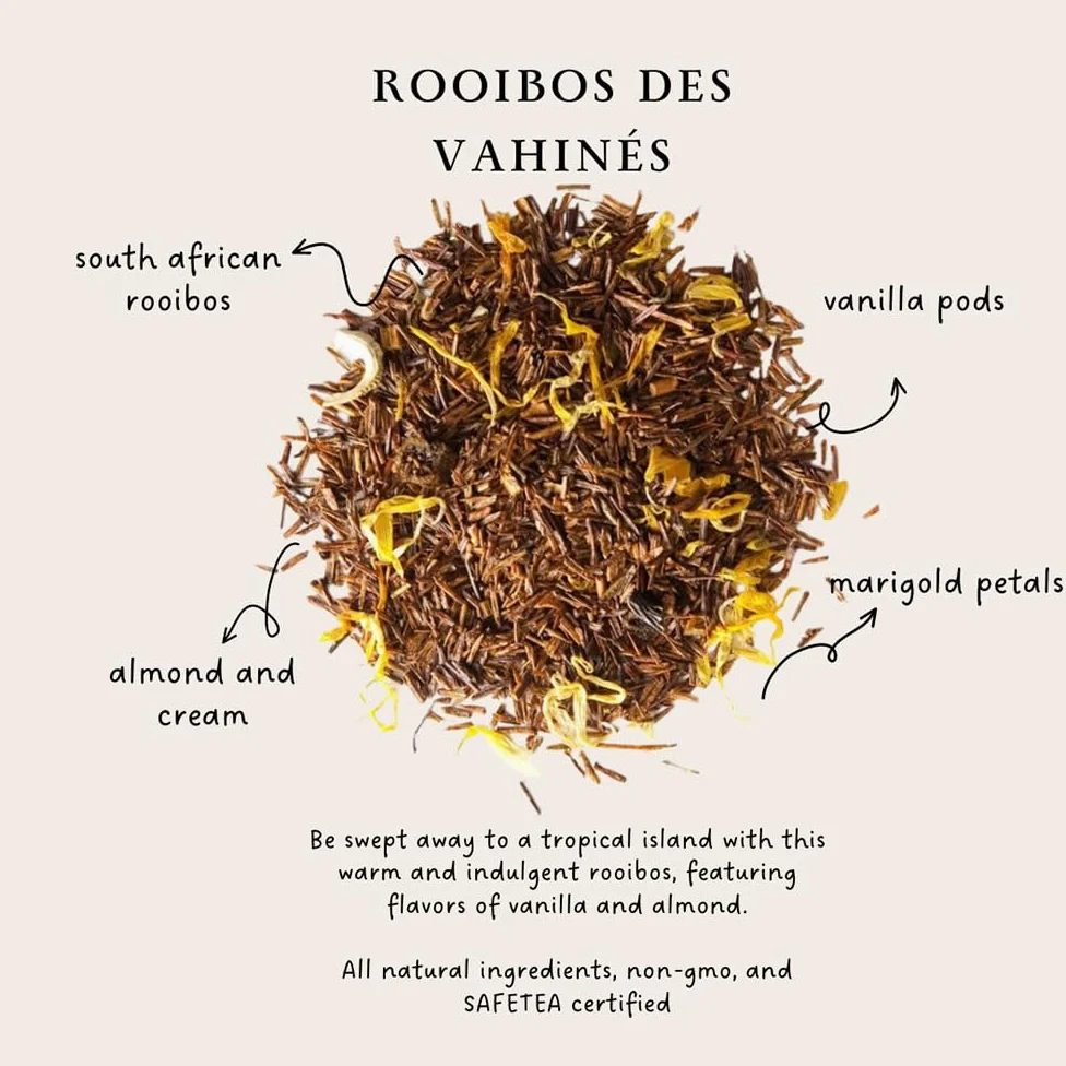 Palais des Thés - Rooibos DES VAHINÉS - 20 bolsitas de muselina
