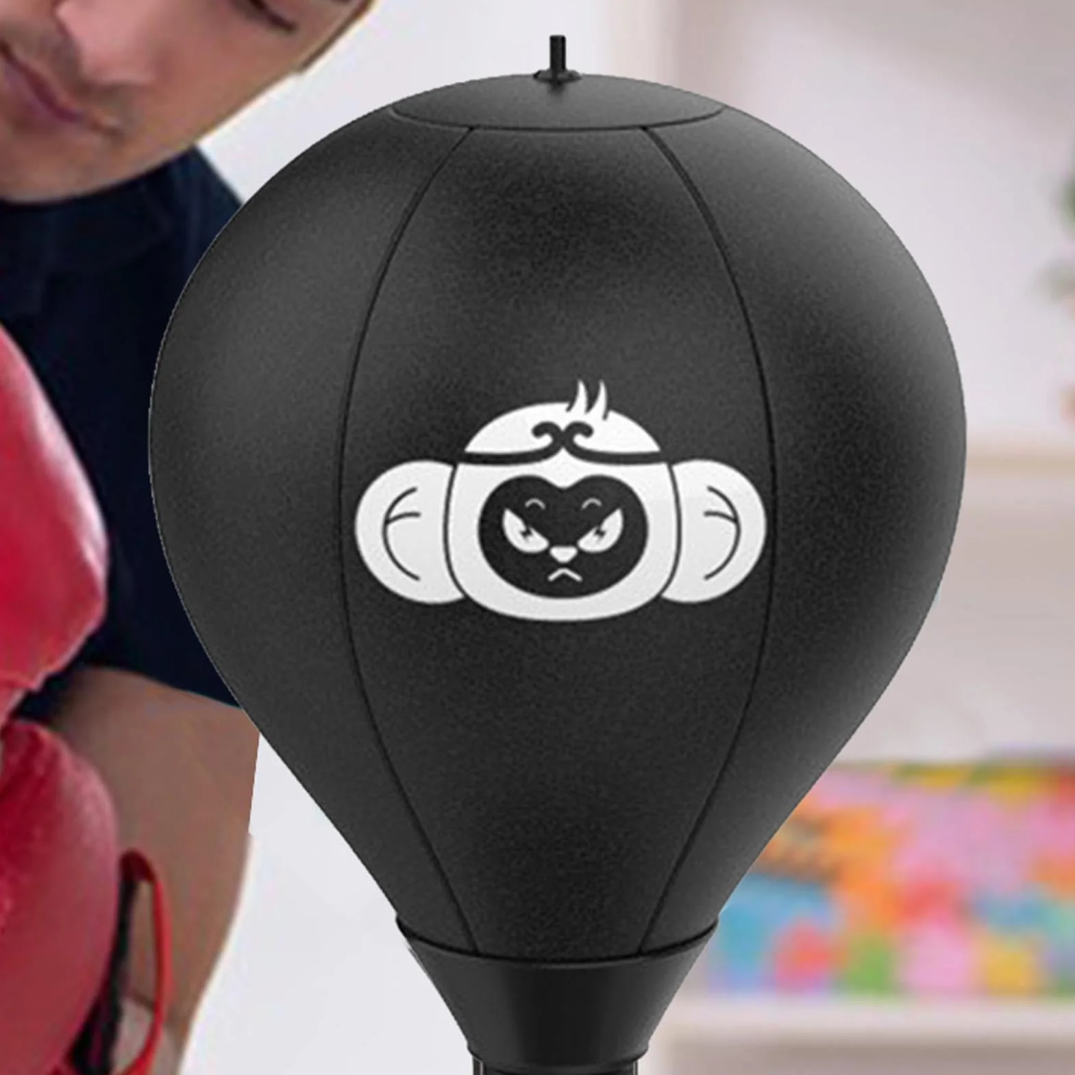 Boxeo de Escritorio para Estrés, Equipo de Gimnasio en Casa, Gadgets de Manejo de la Ira con Abrazadera y Ventosa