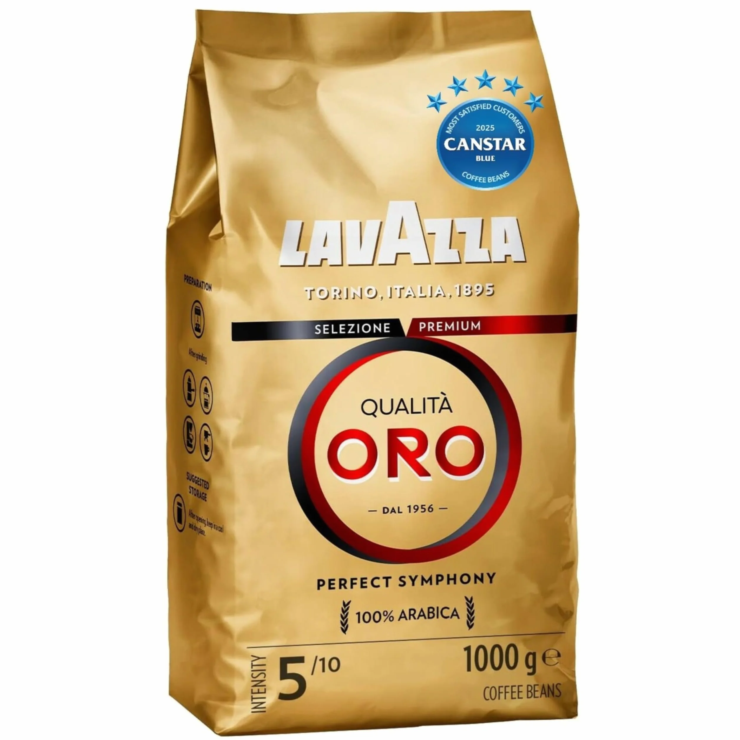 Lavazza Qualita Oro Granos de Café 1kg