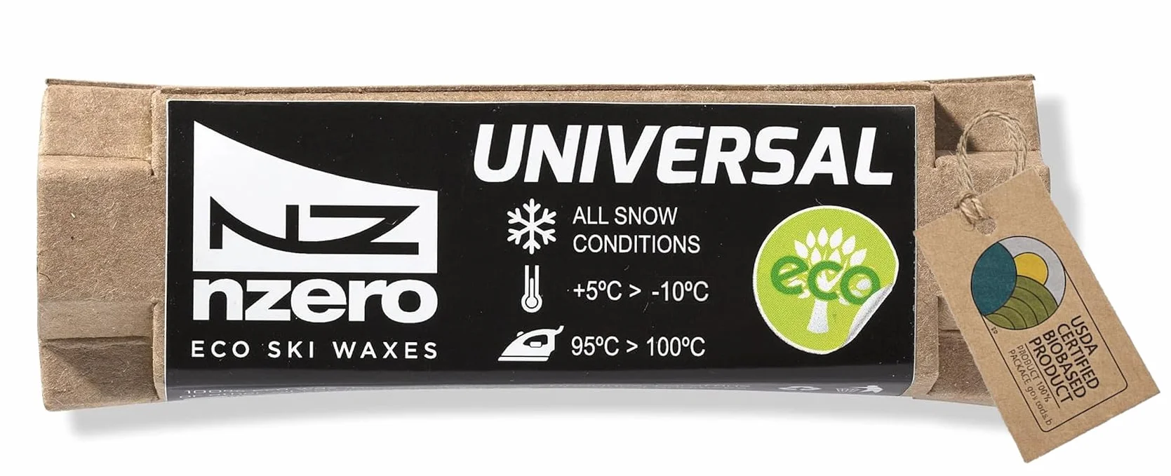 N-ZERO Bloques Cera Eco Universal Cera Vegetal Orgánica Esquí Snow