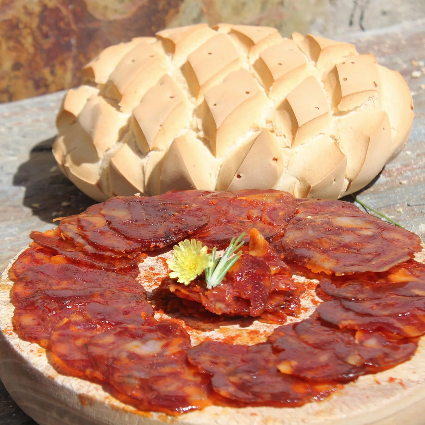 Chorizo Ibérico de Bellota, 10 Sobres, 100 g, Caja Regalo