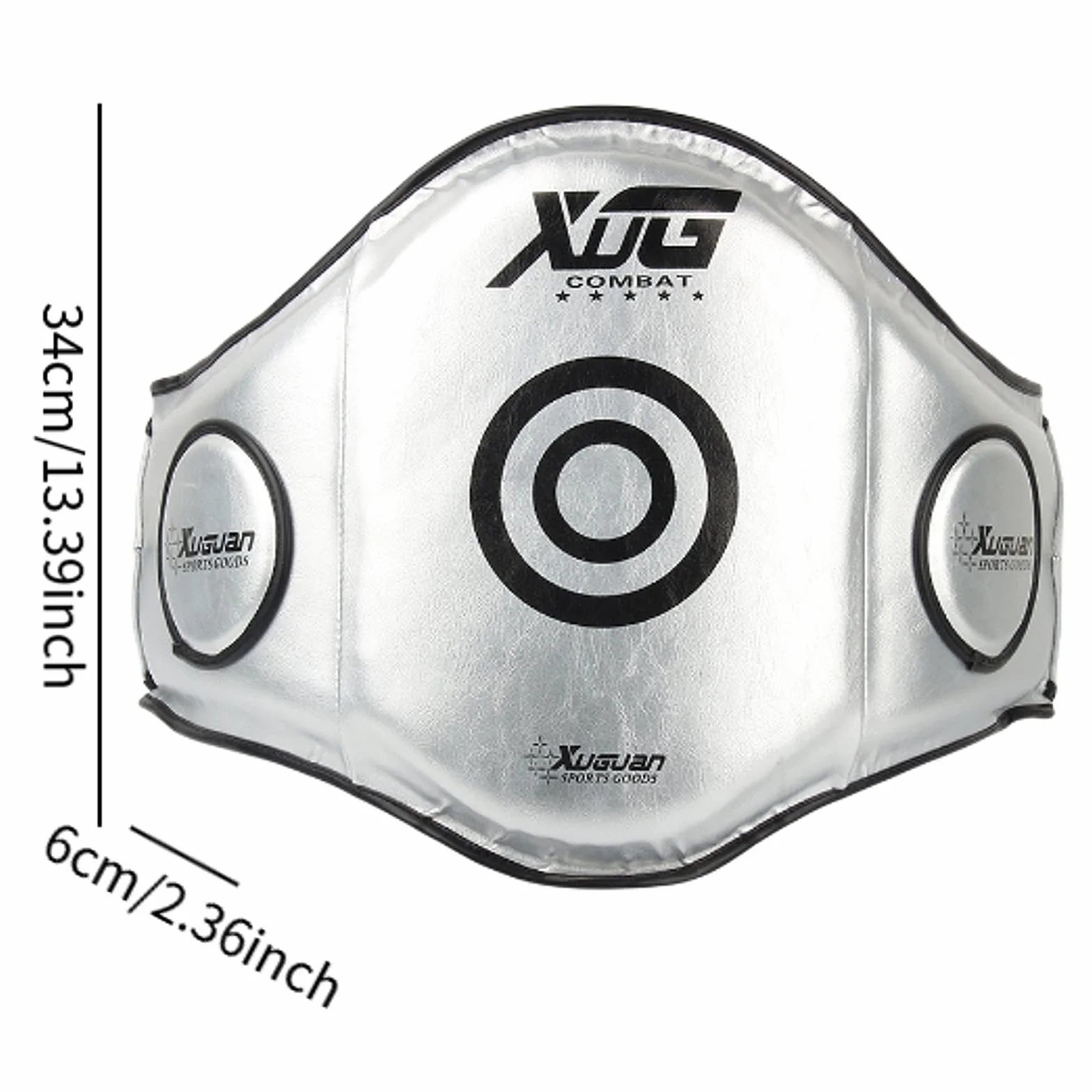 Perfeclan Protector de Boxeo, Costilla, Equipo de Protección, Almohadilla Vientre para Entrenamiento