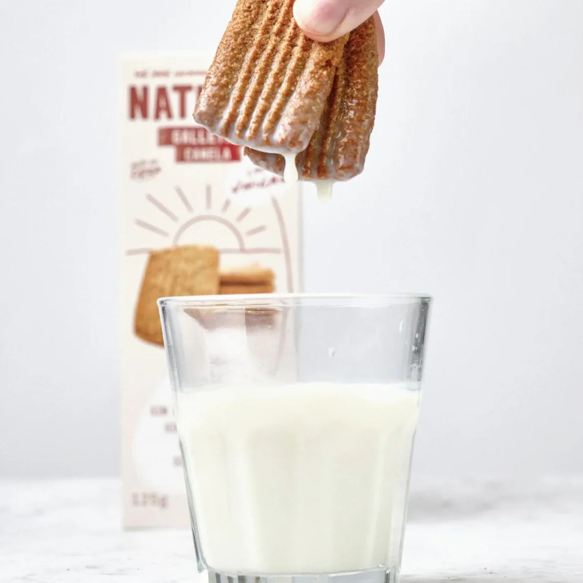 Pack 3 Galletas Natruly Bio 125 g (375 g) | Cacao, Cacao y Naranja y Canela | Ecológicas, veganas y sin gluten | Sin azúcares añadidos ni edulcorantes