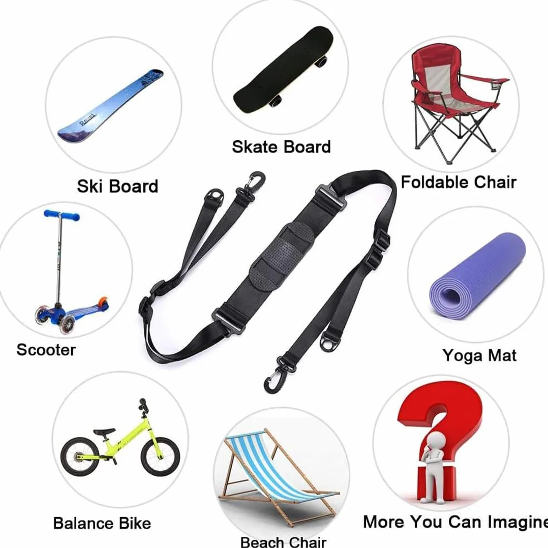 Correa de Hombro para Patinete Eléctrico Ajustable, Accesorio de Transporte para Bicicleta Plegable