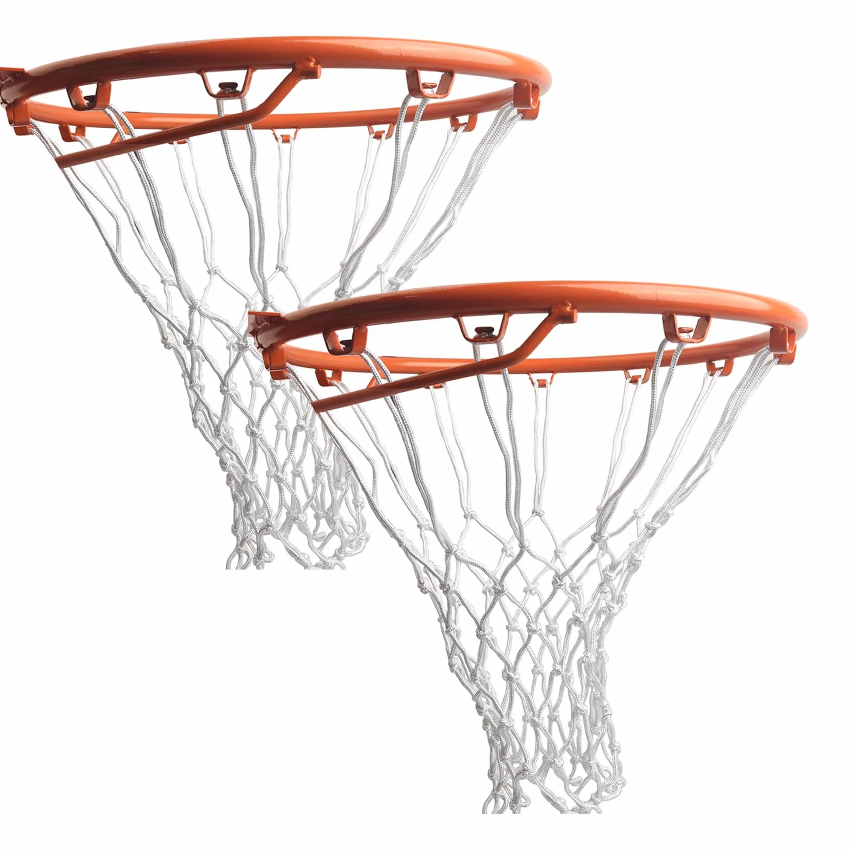 Juegos de Red de Nailon de Repuesto para Baloncesto con 12 Agujeros Estándar