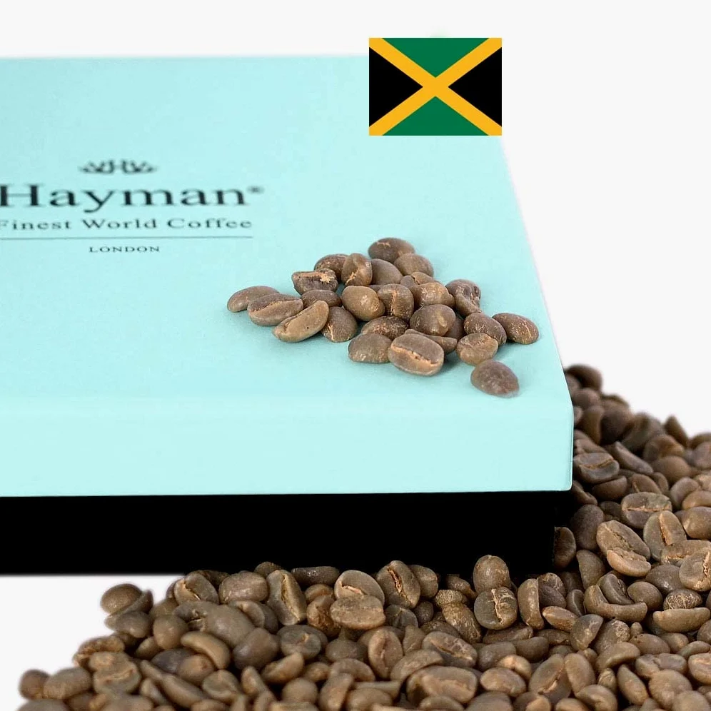100% Café de las Montañas Azules de Jamaica - Café de grano verde - 100g | Nivel de tueste: no tostado