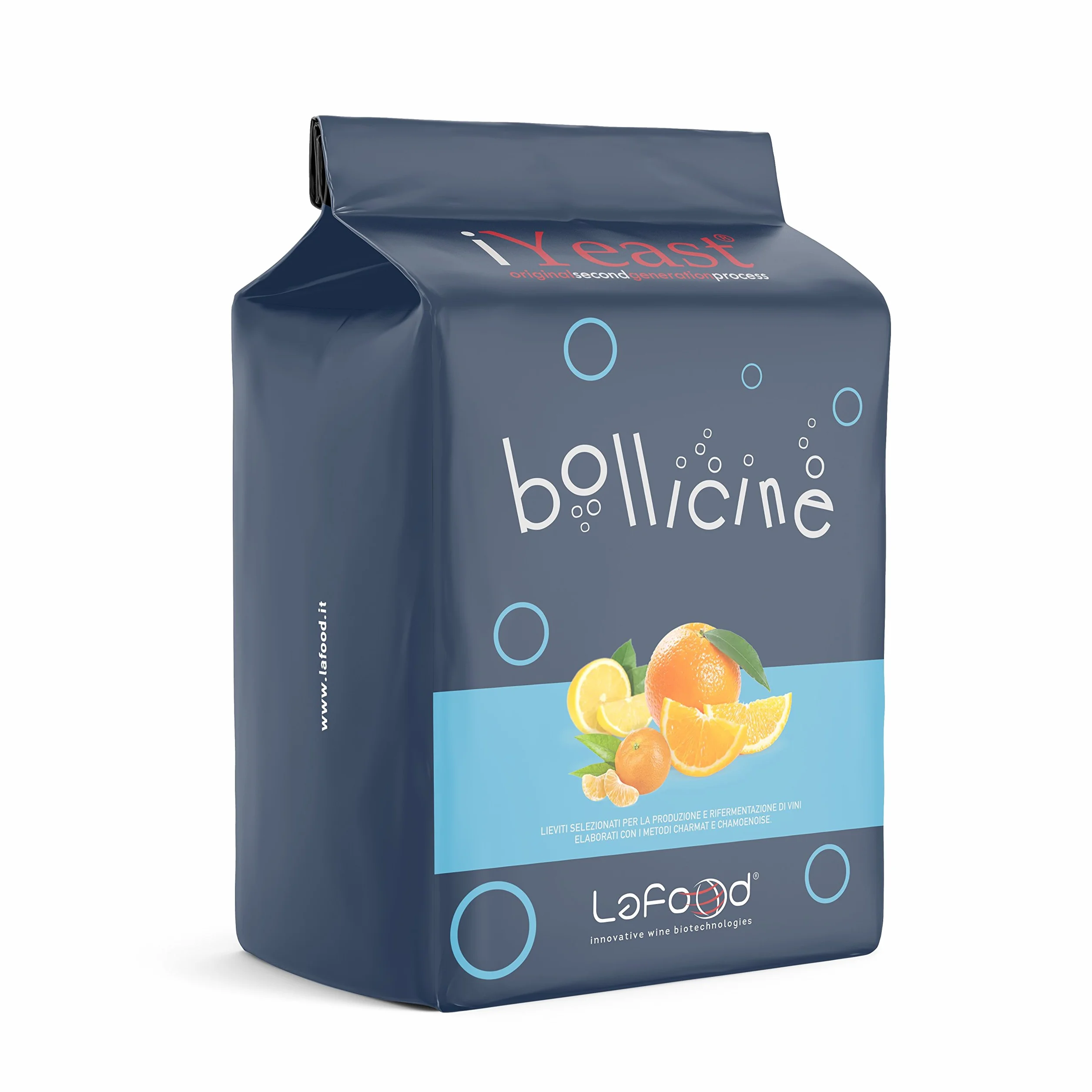 Levadura henológica seleccionada – Bollicinas 0,500 kg – Levadura para vinificación/fermentación/vino
