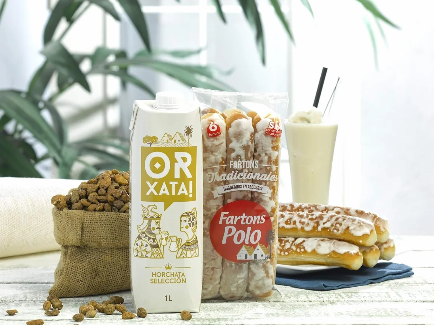 Horchata Seleccion Premium - Or xata Brick 1 litro - 6 Botellas - Horchata Valenciana de Chufa - Horchata Premium - Sin Gluten
