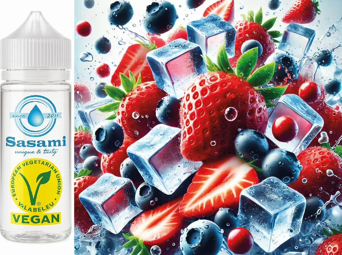 Chillberry Fusion - Strawberry Blueberry Ice aroma concentrado - Vegano - Sasami - 10ml