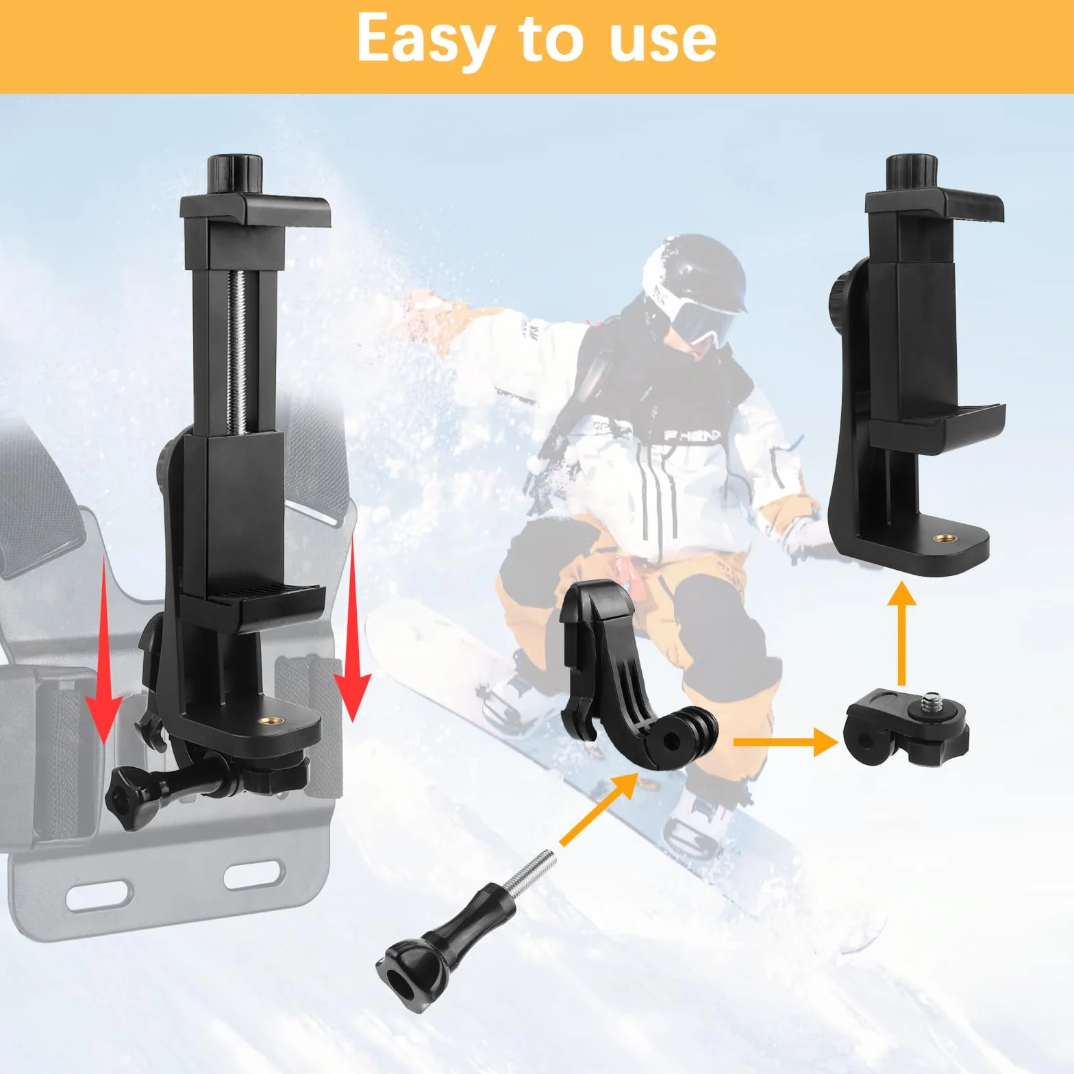 Arnés de Pecho Soporte para GoPro y Smartphone