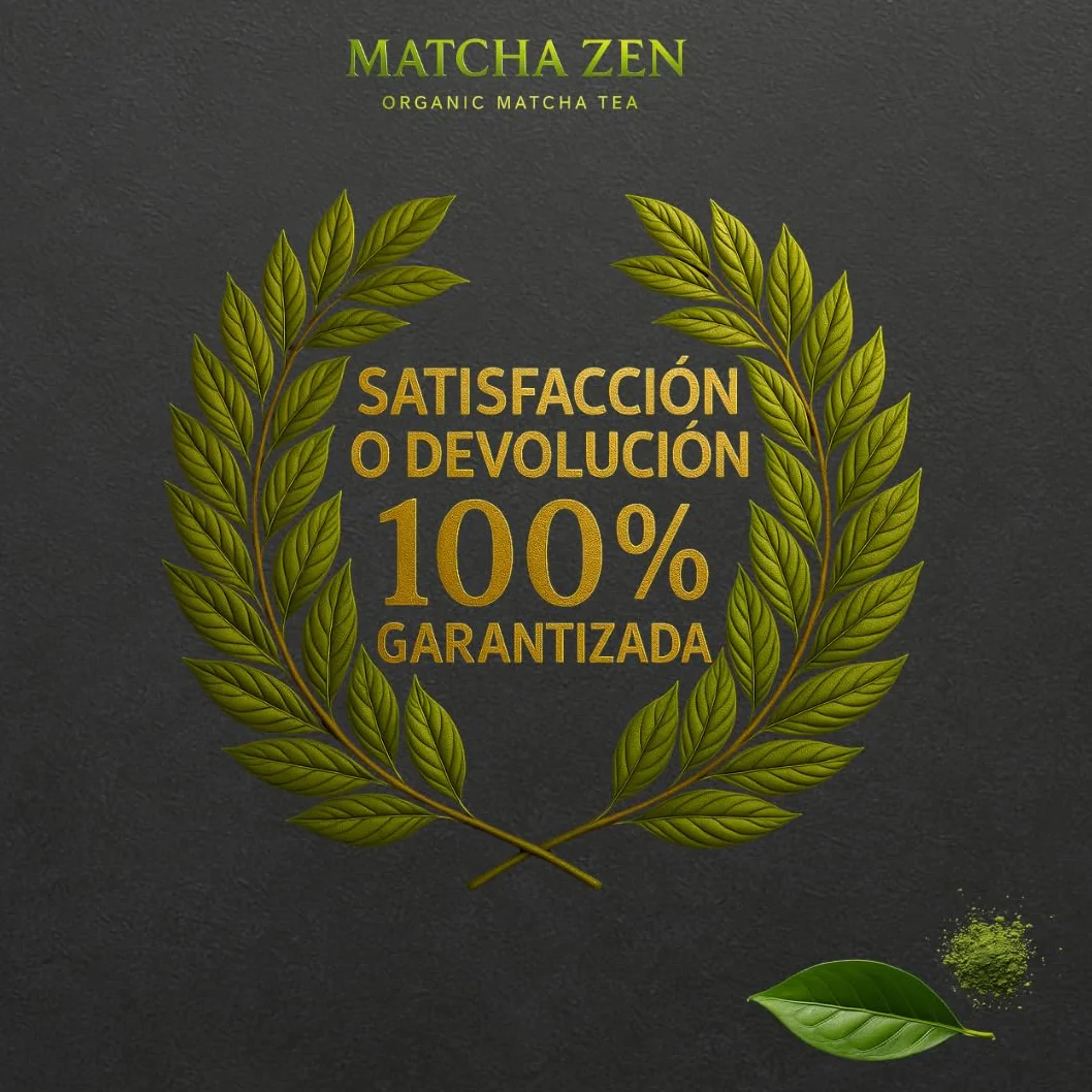 Té Matcha grado Ceremonial premium bio 100 g| Matcha 100% ecológico | Té verde en polvo orgánico | Macha en polvo | MATCHA ZEN
