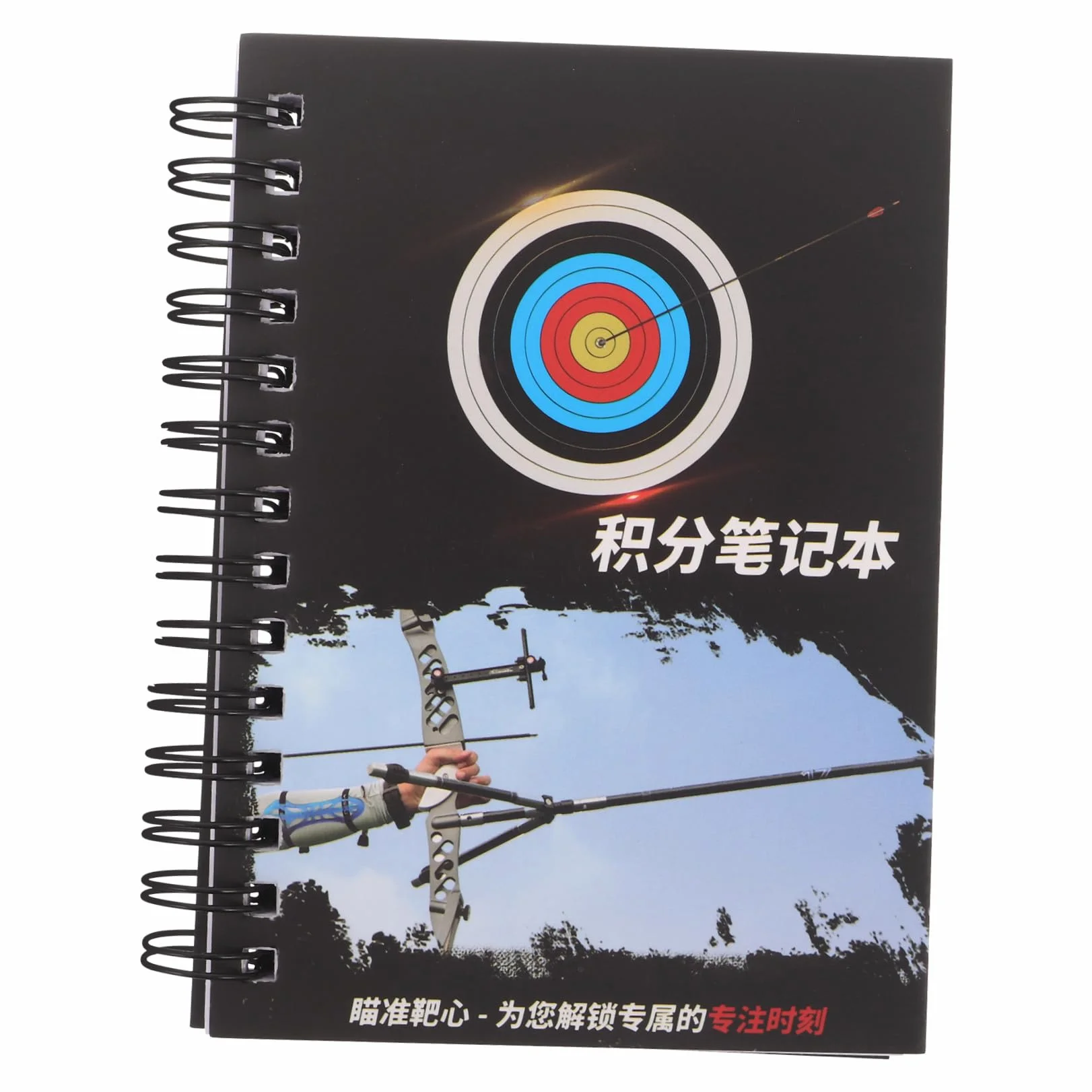 Cuaderno de puntuación para tiro con arco, pequeño portátil, multifuncional para competiciones y entrenamientos