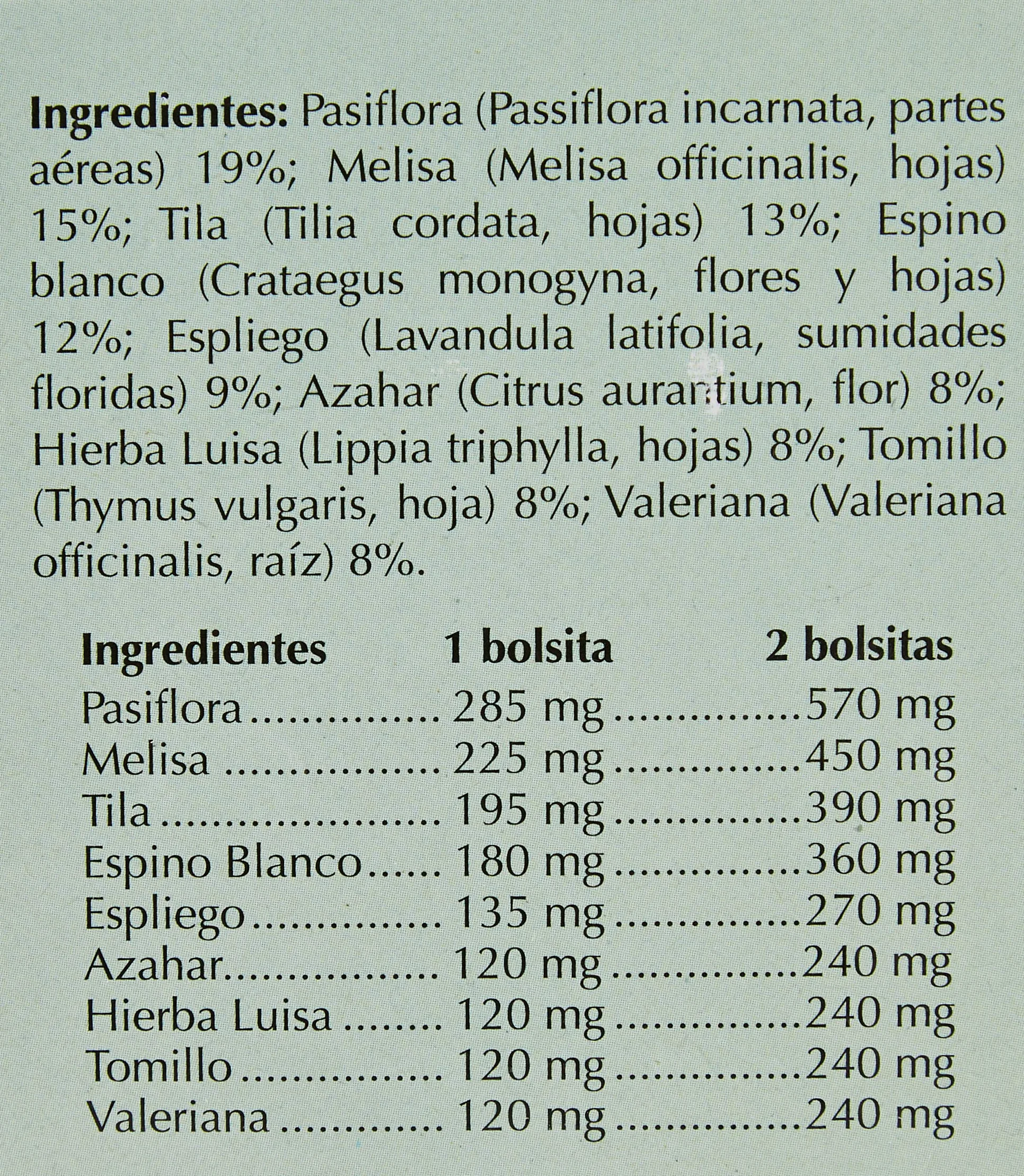 Indias Tranquilizante 20 Bolsitas - 30 gr