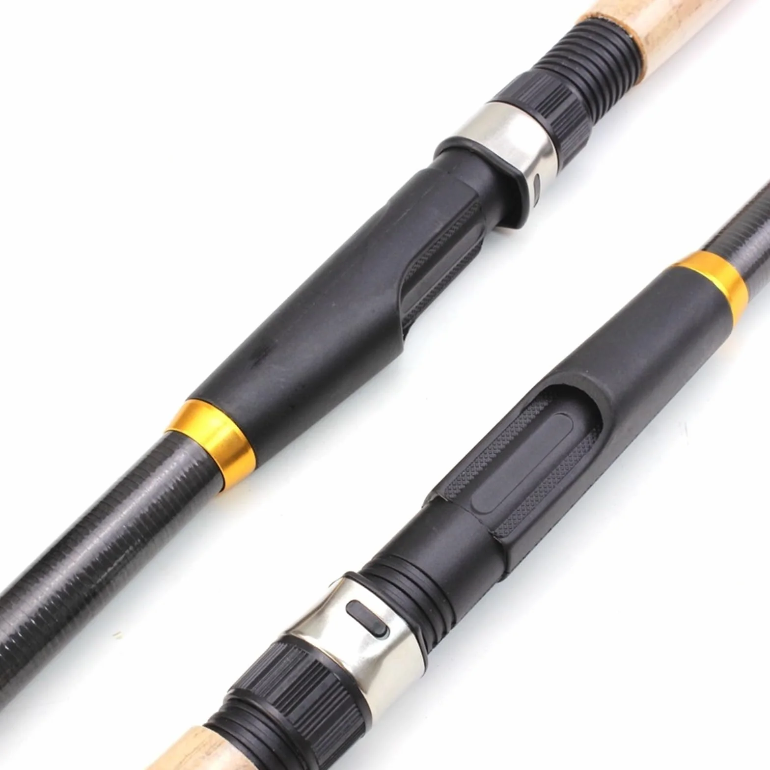Caña de Pescar Telescópica YG020 1,8-3,6 m Fibra de Carbono Mango Corcho Carpa