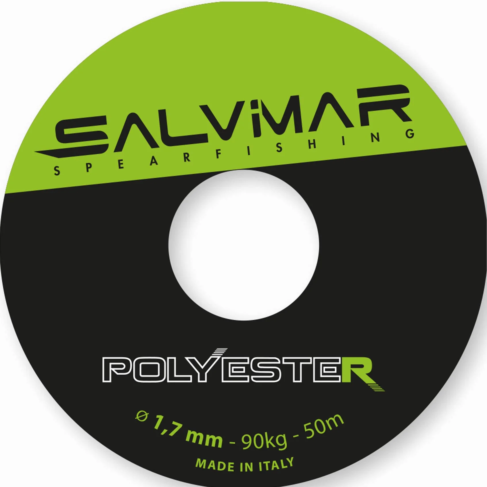 SALVIMAR Cuerda Poliéster 50 m Negro Verde