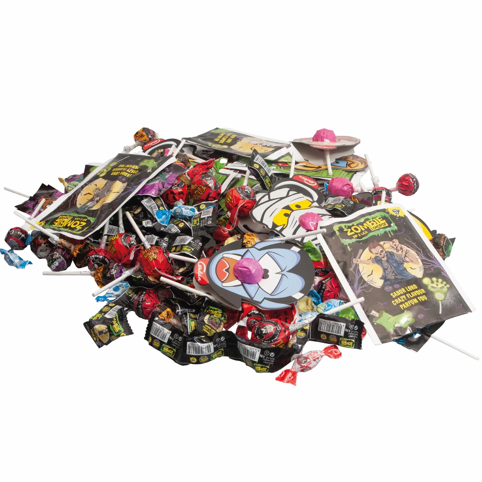 Caramelos Cerdán | Party Mix Halloween - 100 Golosinas y Caramelos de Sabores Surtidos | Relleno de Piñata Sin Gluten | Ideal para Cumpleaños, Fiestas, Navidad, Halloween