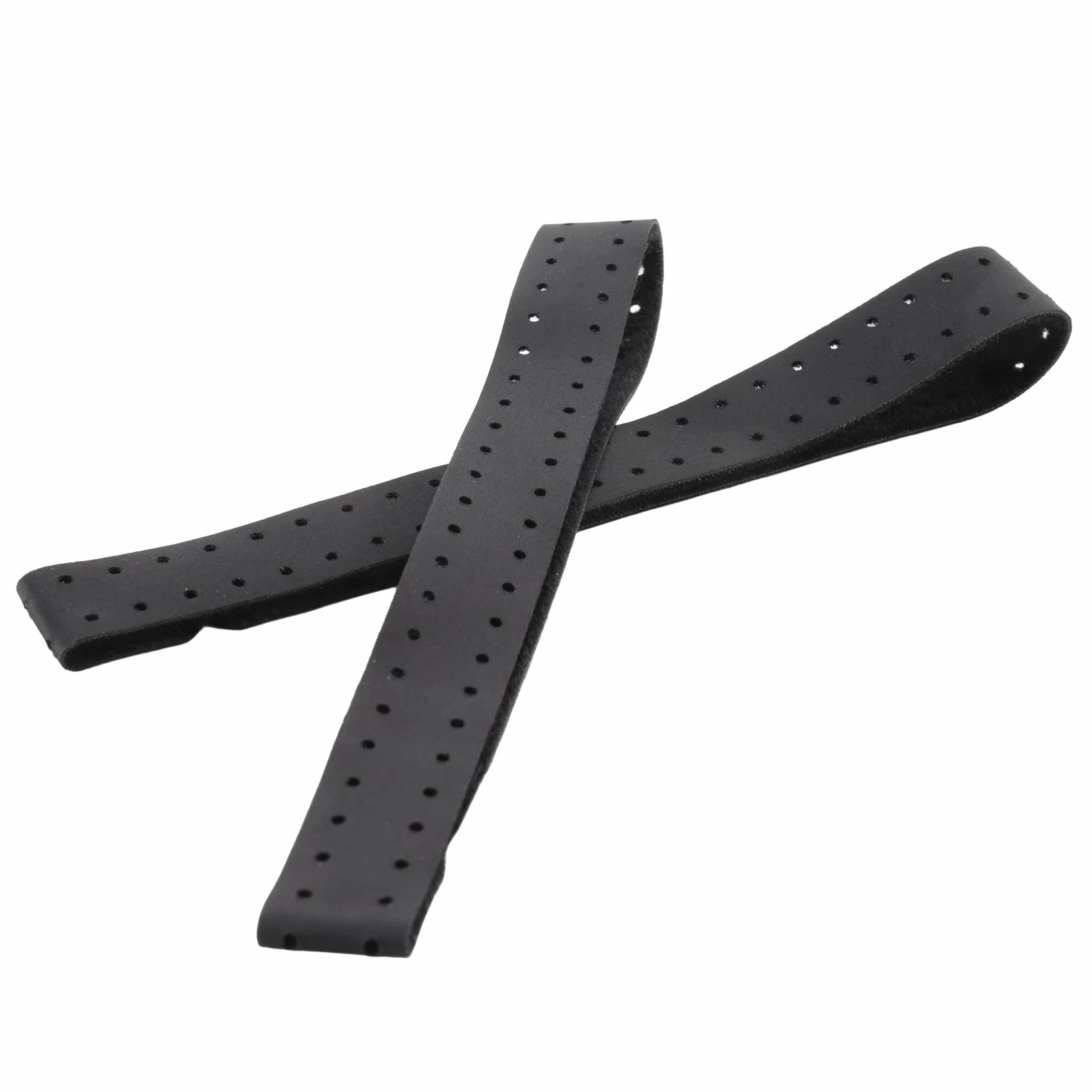 Brazalete de Repuesto Ajustable y Transpirable para Monitor de Frecuencia Cardíaca - 2 Piezas Negro