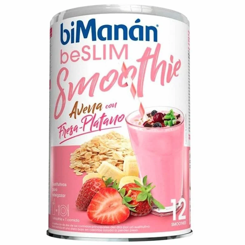 biManán Smoothie Avena Fresa Platano