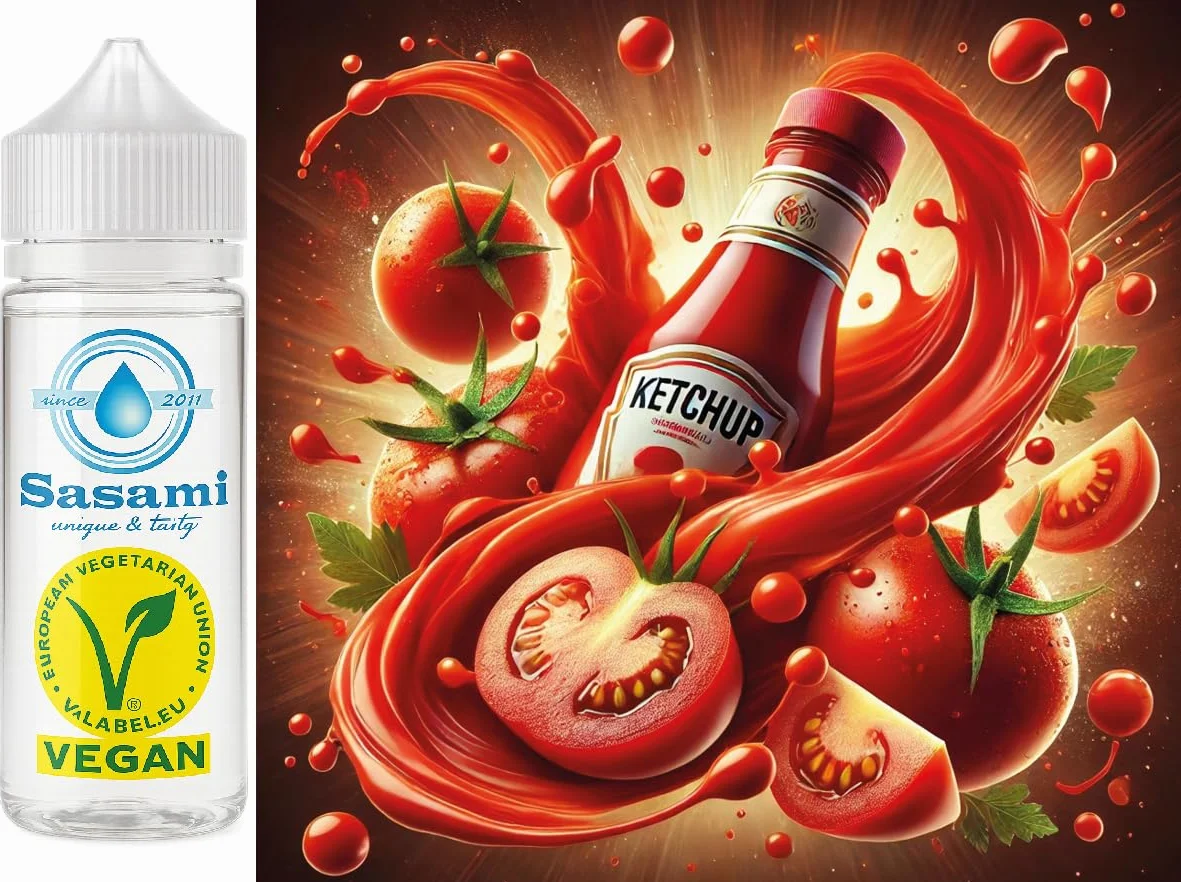 Kétchup aroma concentrado - Vegano - Sasami - 10ml