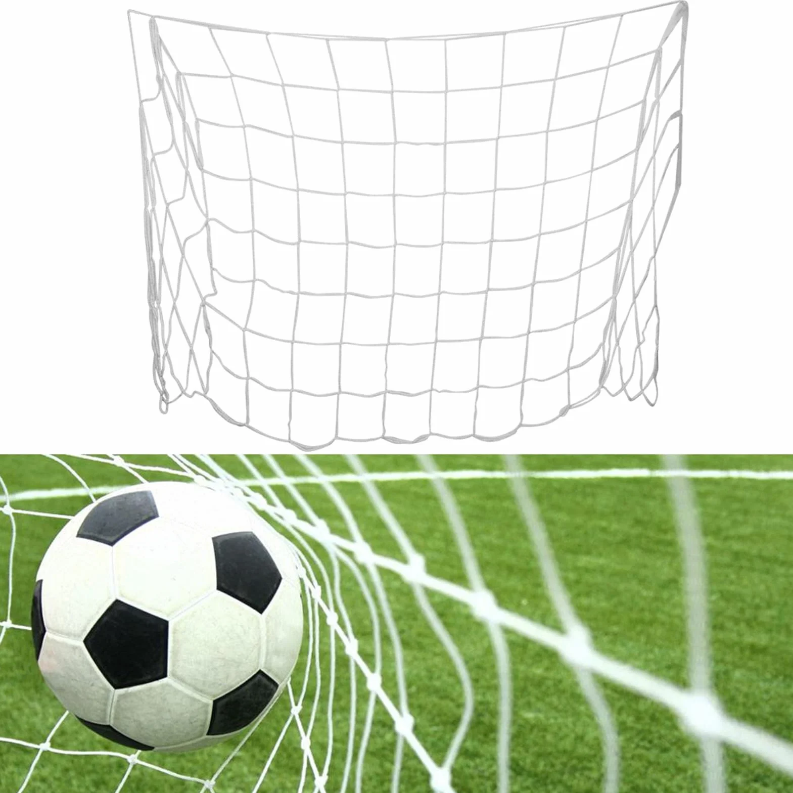 Red de Portería de Fútbol 1,2 x 0,8 m Mini Niños Fibra de Polipropileno