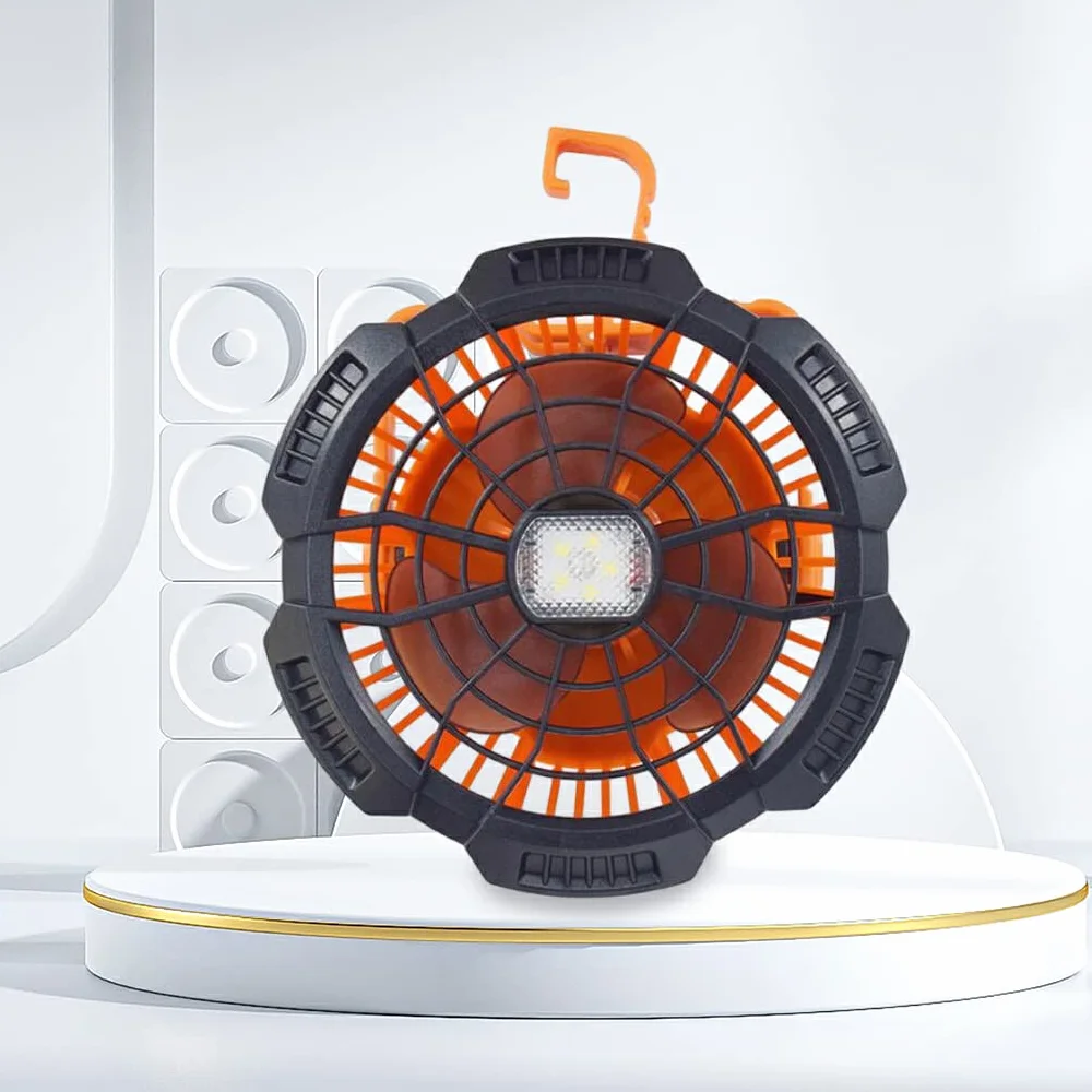 X10 Linterna recargable USB velocidad ajustable ventilador Camping iluminación