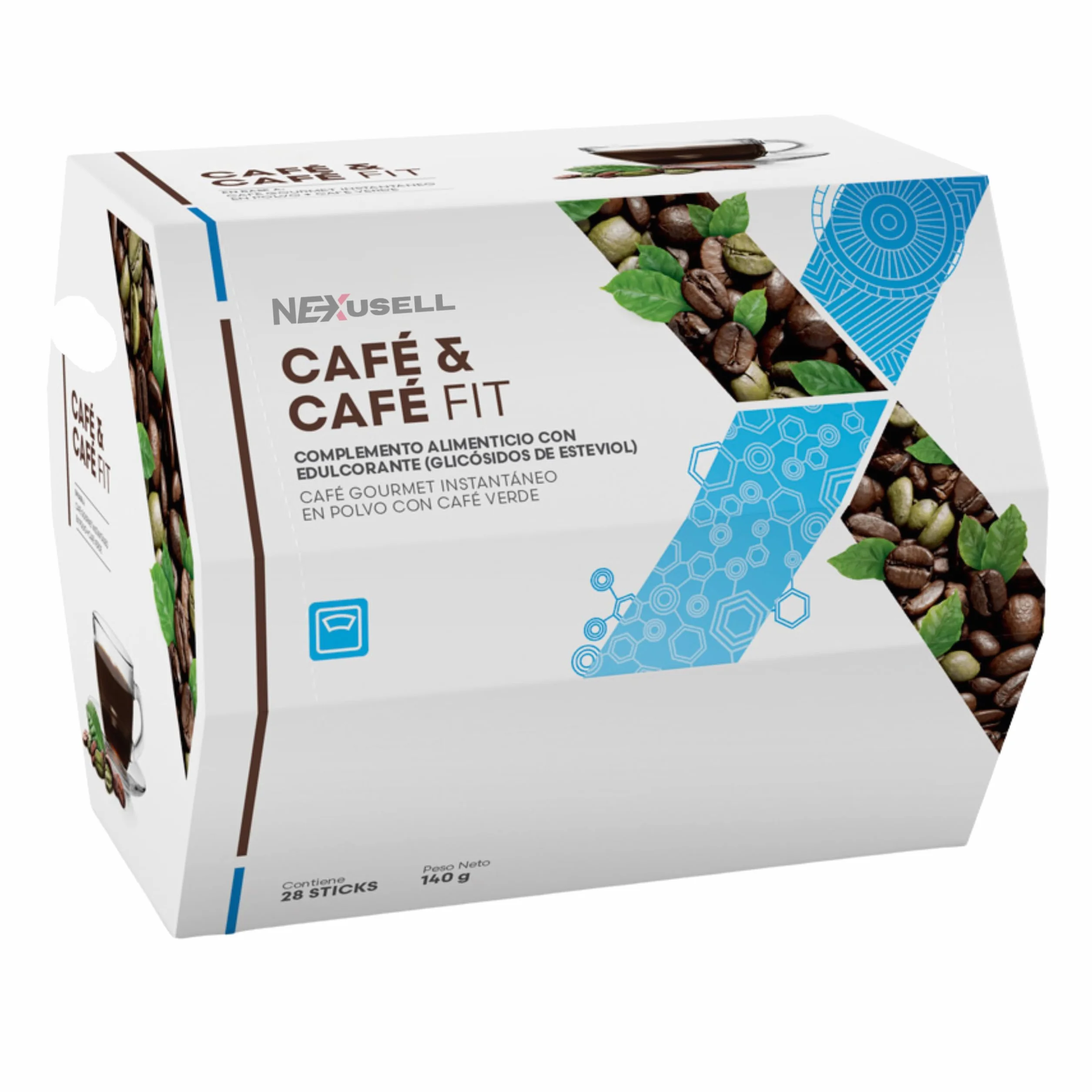 PACK Té Control de Peso 5 en 1 | 98 Sobres | Detox, Probióticos, Café Fit, Termogénico y Control de Carbohidratos | Prunex 1, Flora Liv, Thermo T3, Nocarb-T y Café Gourmet Instantáneo
