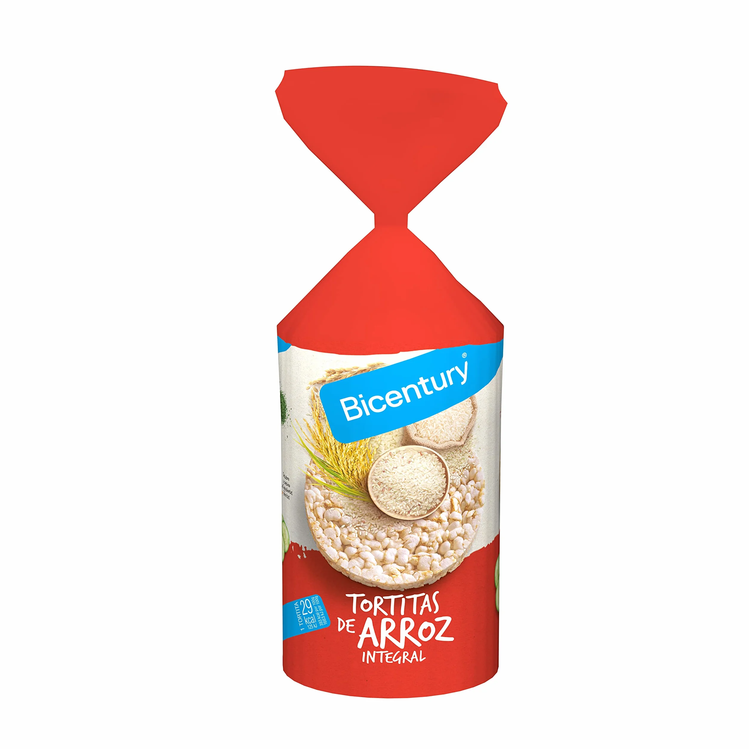 Tortitas de arroz integral Bicentury (12 unidades)