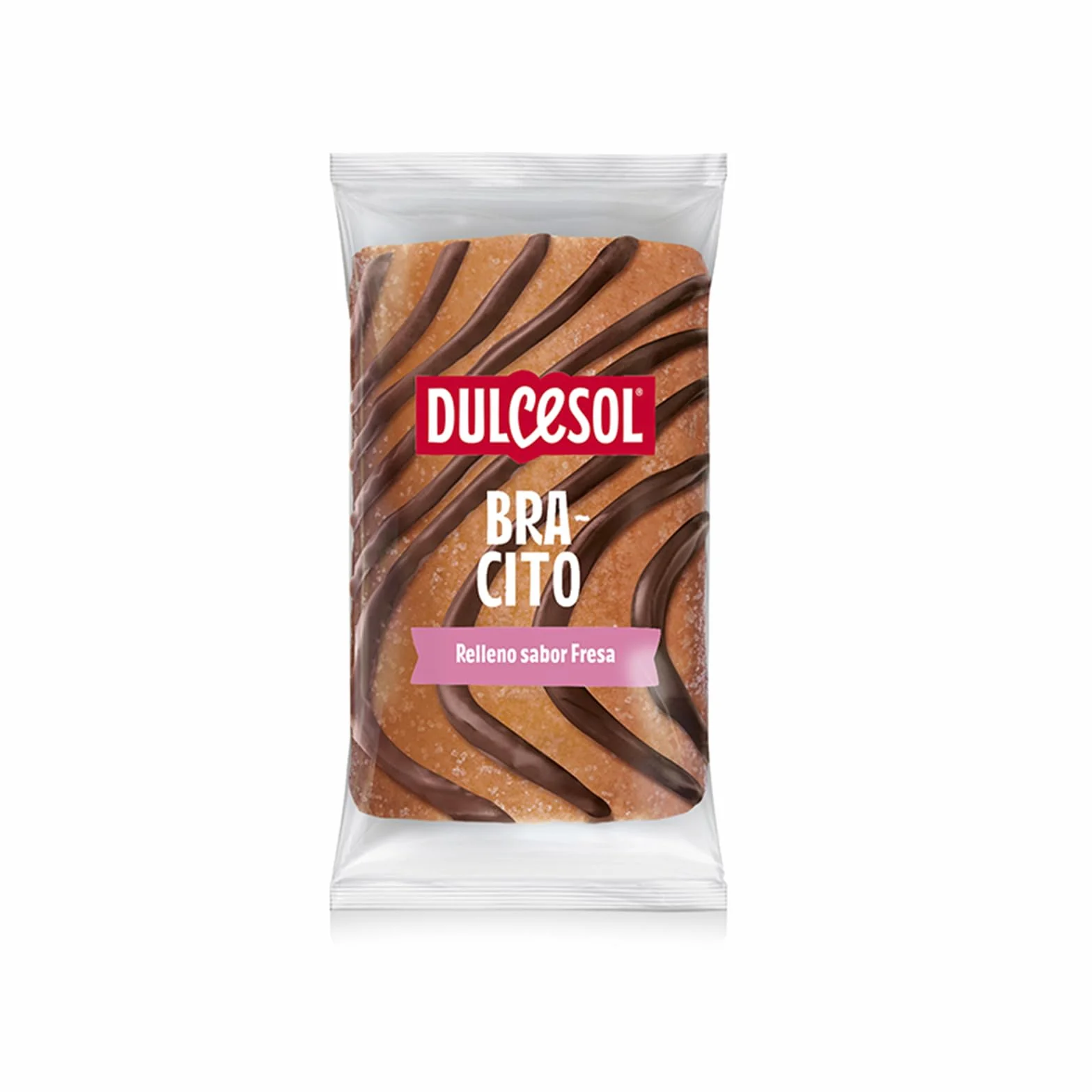 Dulcesol - Bracitos de azúcar, trufa o fresa - Caja de 2 kilos (Bracitos de fresa)