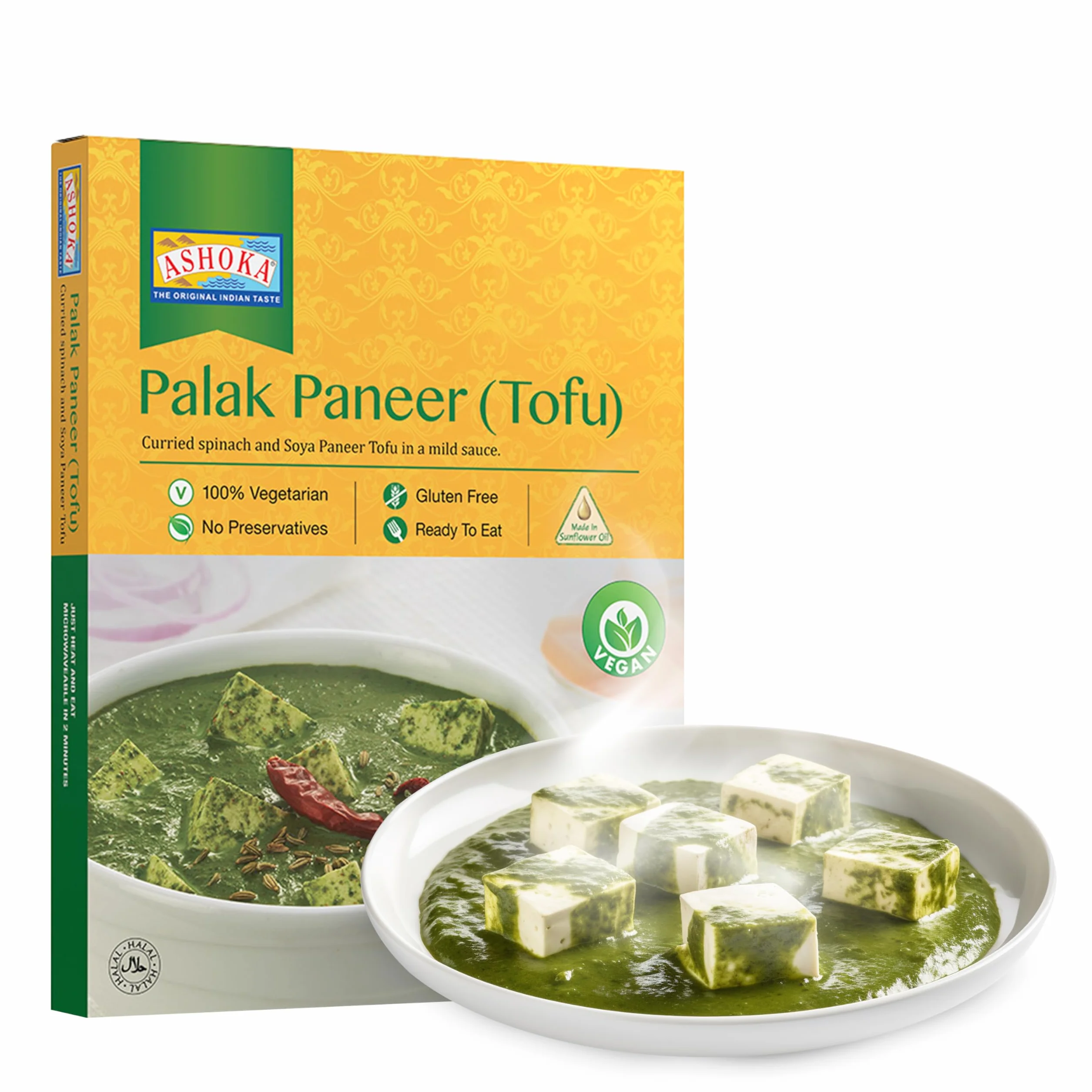 ASHOKA - Paneer Palak al instante - 1 X 280 GR