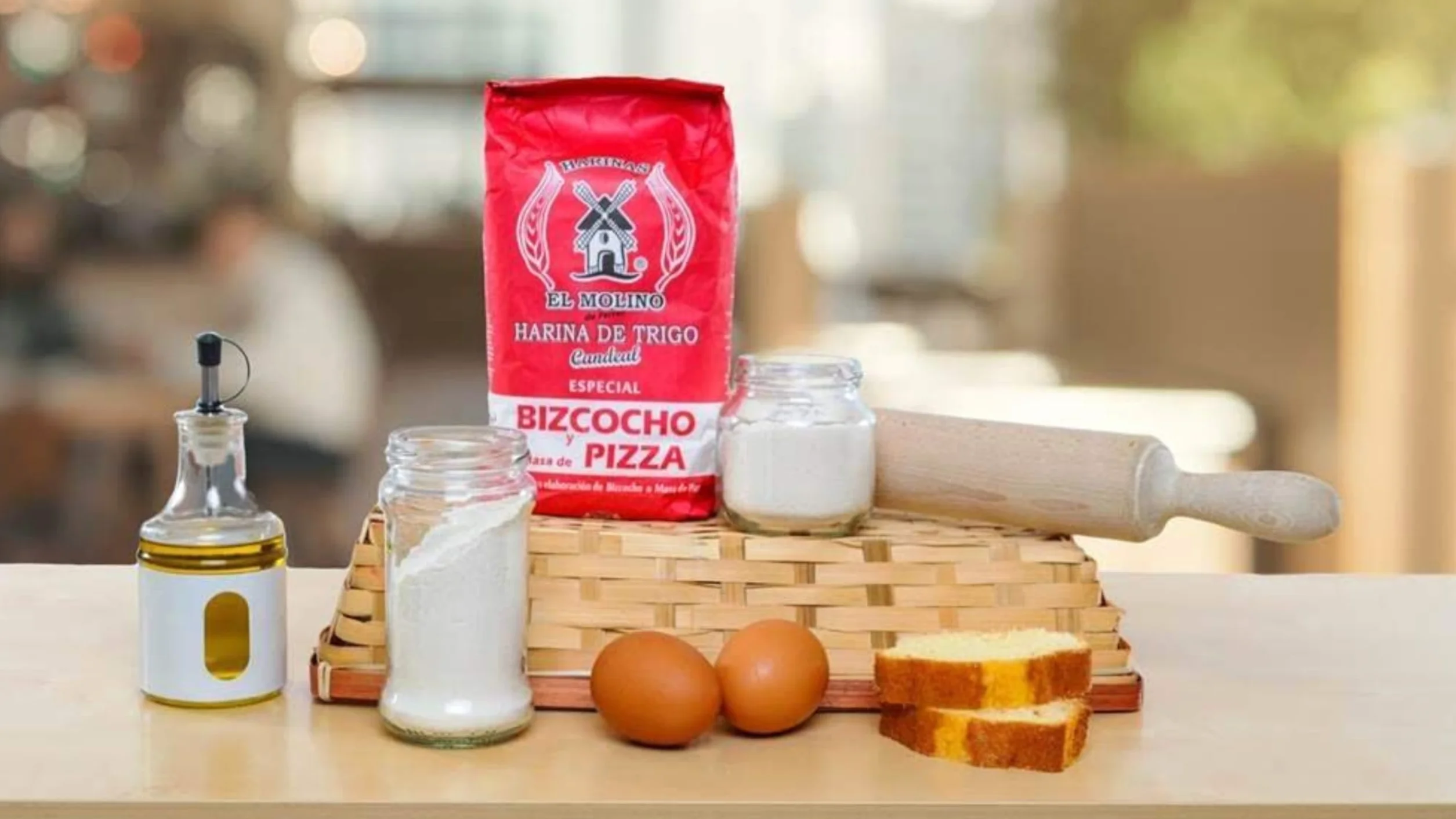Harina Candeal de Trigo · El Molino Molida a Piedra · Bolsa 2Kg · Pan y Repostería