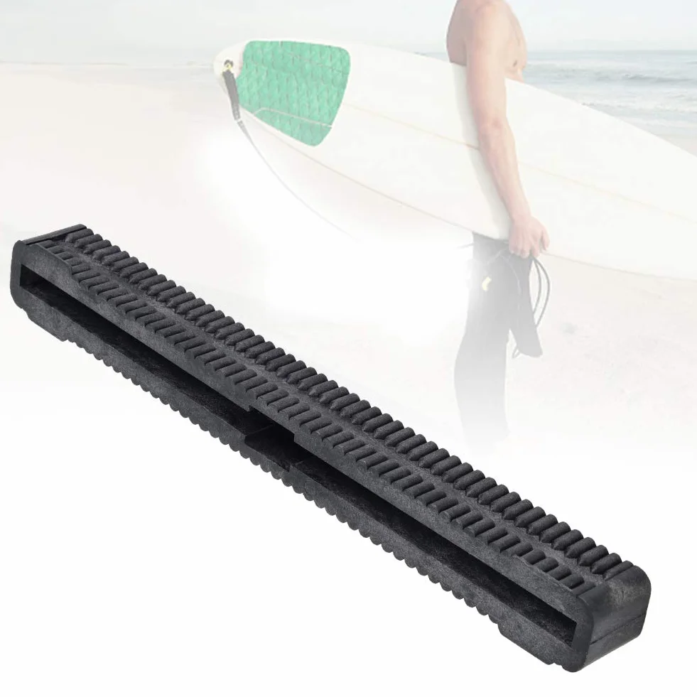 Caja de Aleta de Tablas de Surf 10 Pulgadas Universal Plástico Longboard Centro de Cola Enchufe Titular Negro