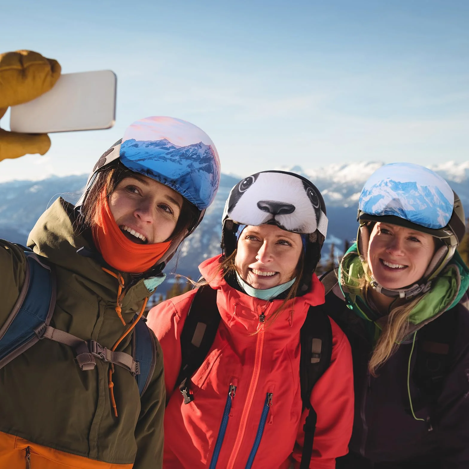 Ryaco Protective Case for Ski Goggles Microfibre Travel Storage