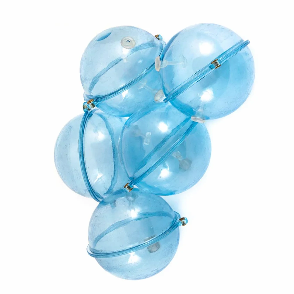 LANCHEN Flotador de Pesca ABS Bolas de Plástico 25/32/40/47mm 5 unids Set Azul Rojo